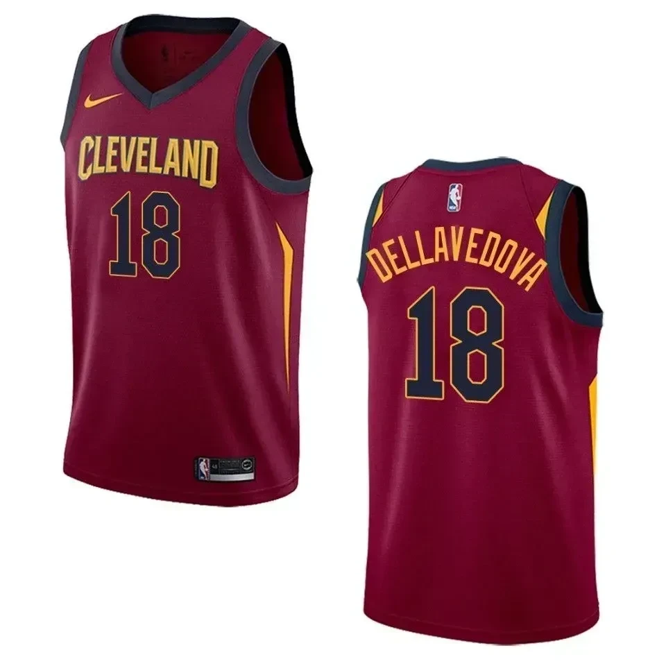 Men's Cleveland Cavaliers 18 Matthew Dellavedova Icon Edition Swingman Jersey - Maroon - JS716
