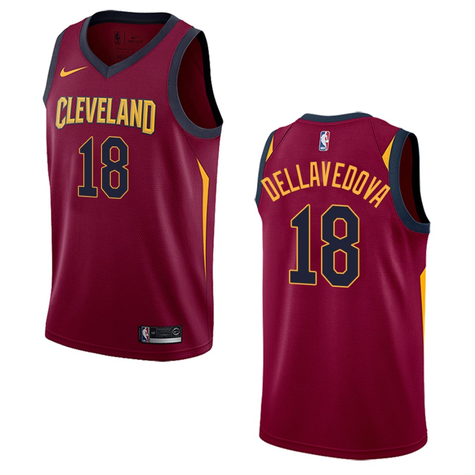 Men's Cleveland Cavaliers #18 Matthew Dellavedova Icon Edition Swingman Jersey - Maroon