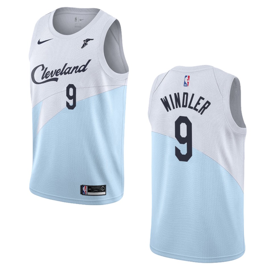 Men's Cleveland Cavaliers #9 Dylan Windler Earned Swingman Jersey - Blue