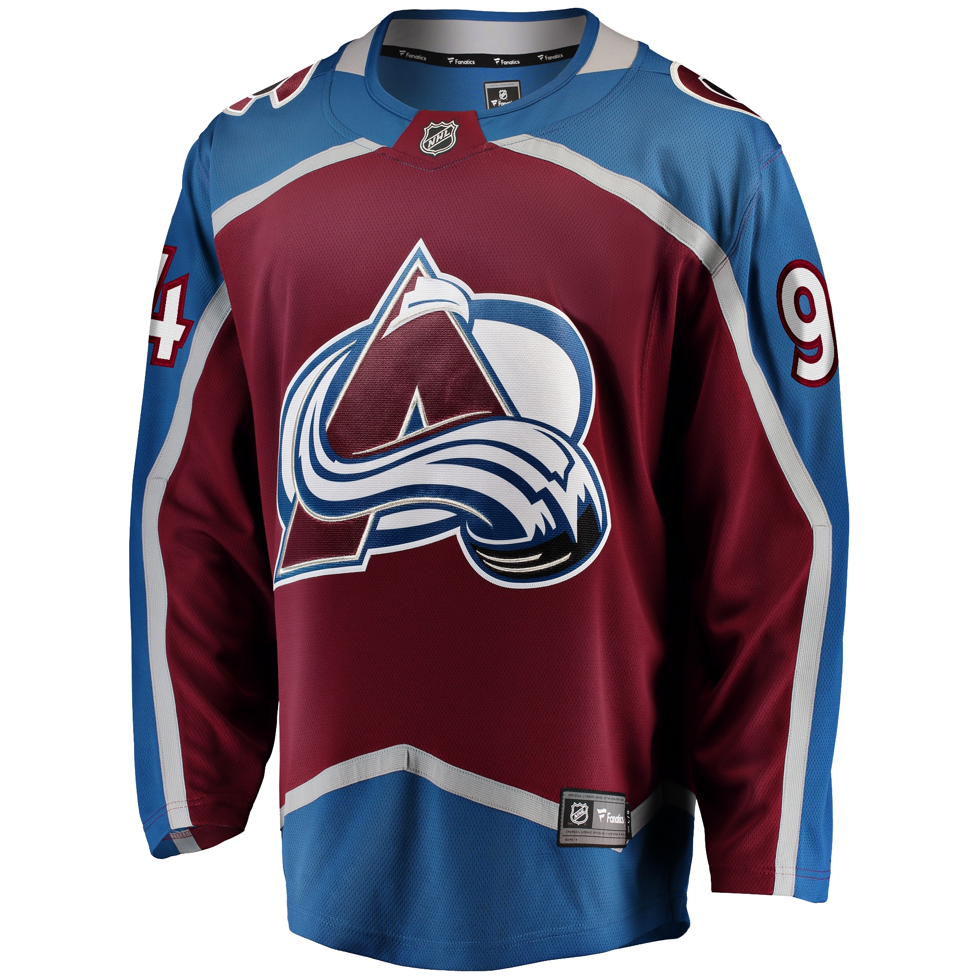 Alternative view of Men's Colorado Avalanche Joel Kiviranta Maroon Home Premier Breakaway Player Jersey - JS965 