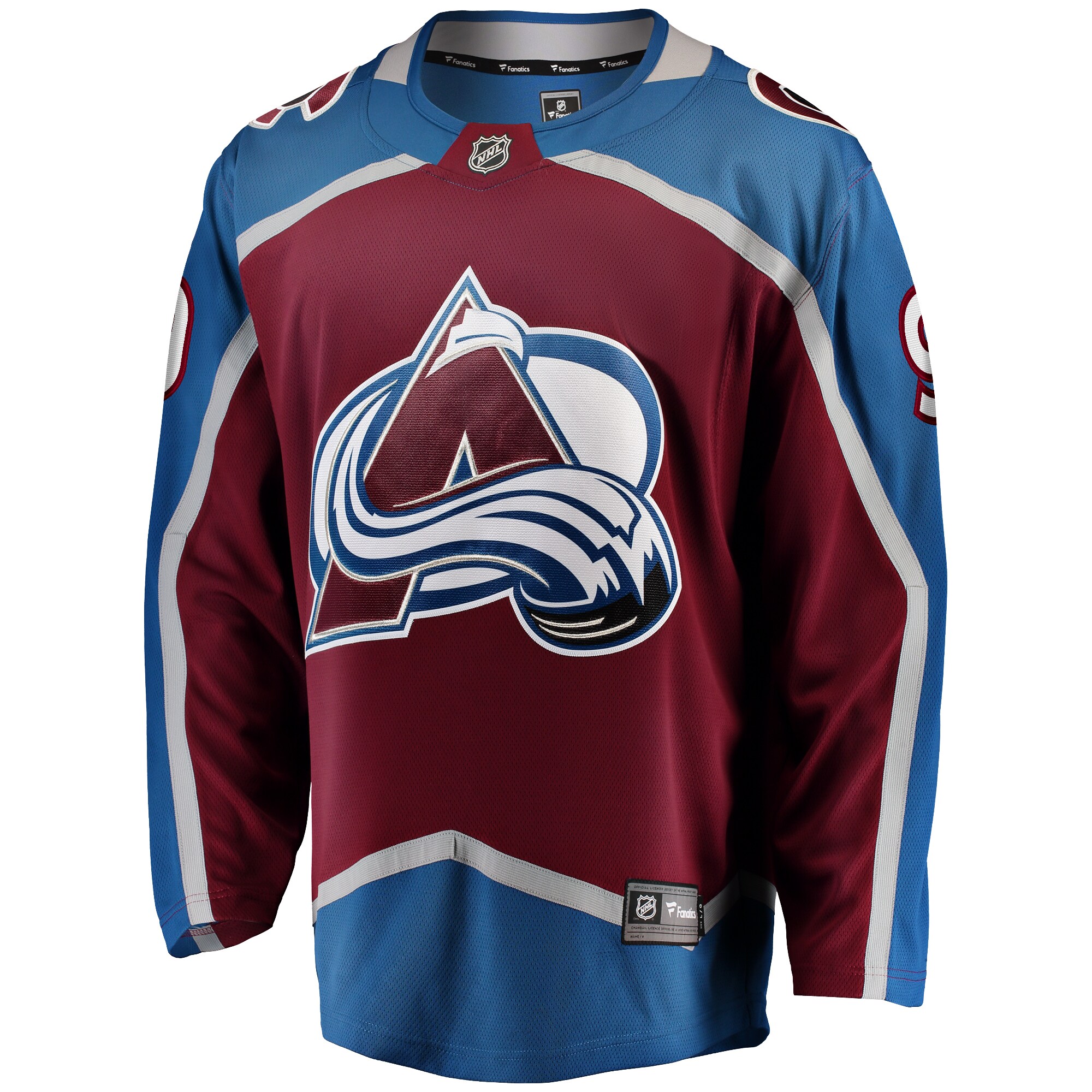 Alternative view of Men's Colorado Avalanche Zach Parise Maroon Home Premier Breakaway Player Jersey - JS294 