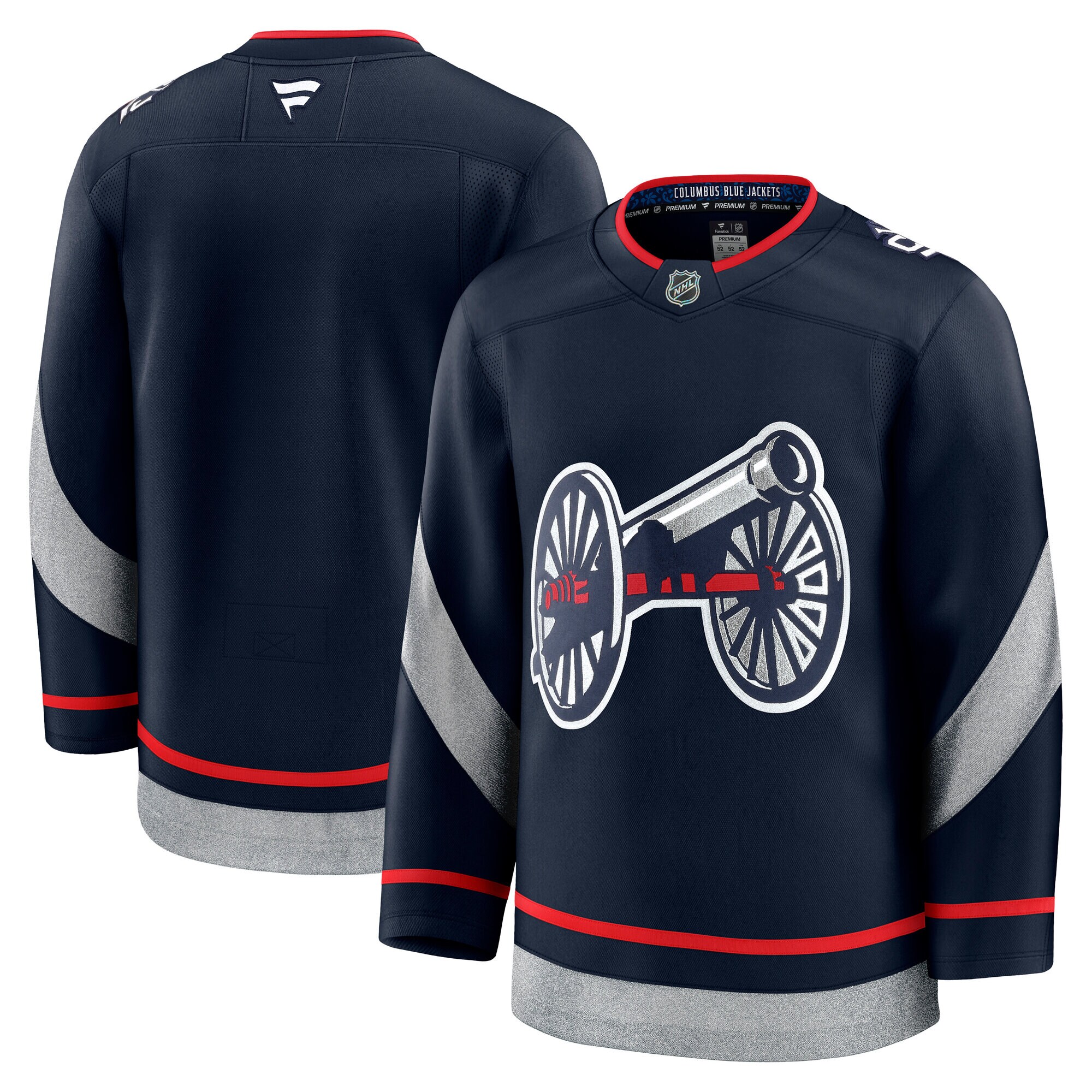 Men's Columbus Blue Jackets Navy 2025 NHL Stadium Series Premium Jersey - JS230 