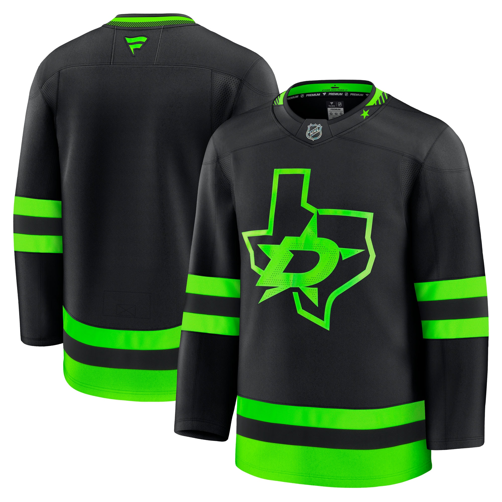 Men's Dallas Stars Black Alternate Premium Jersey - JS956 