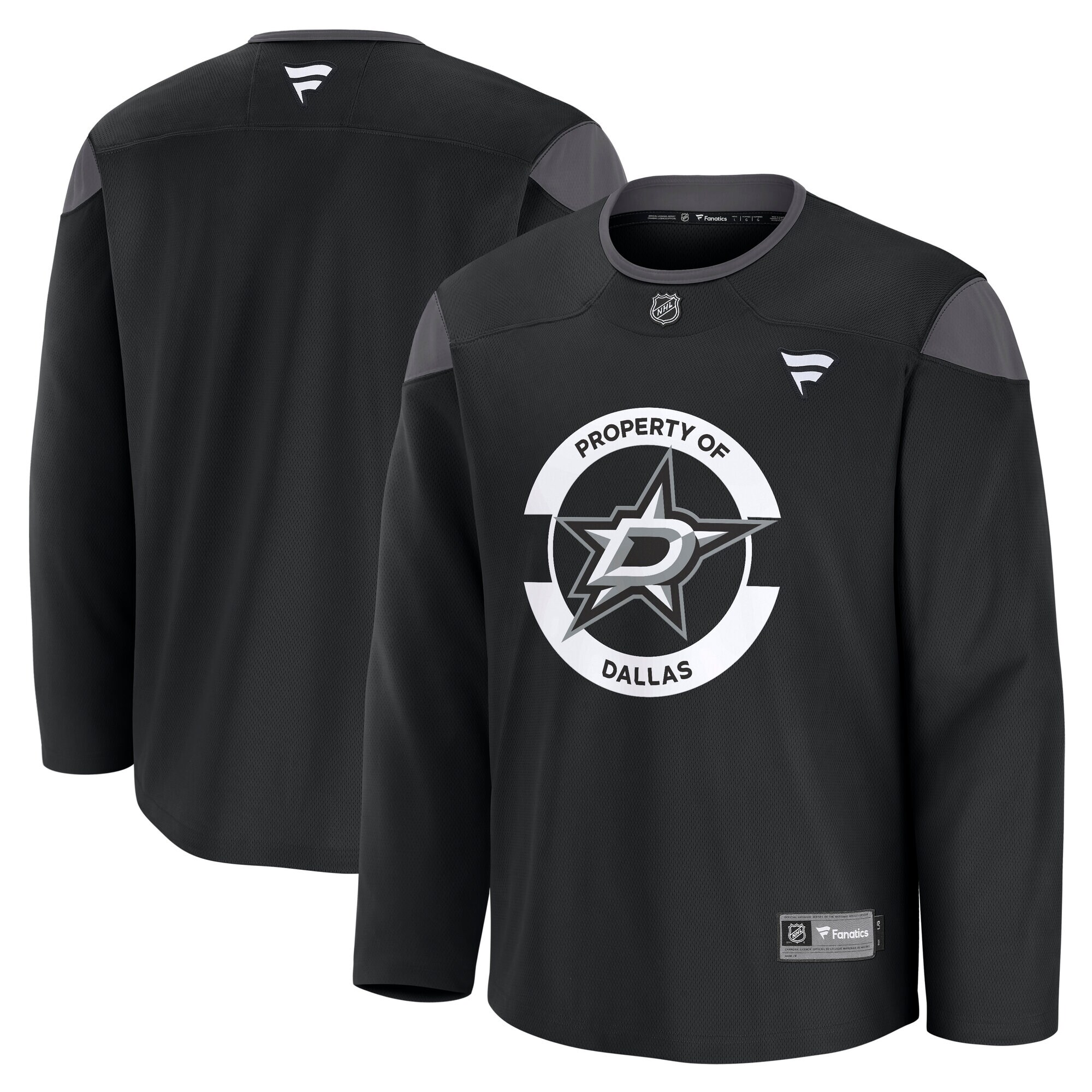 Men's Dallas Stars Black Home Practice Jersey - JS169 