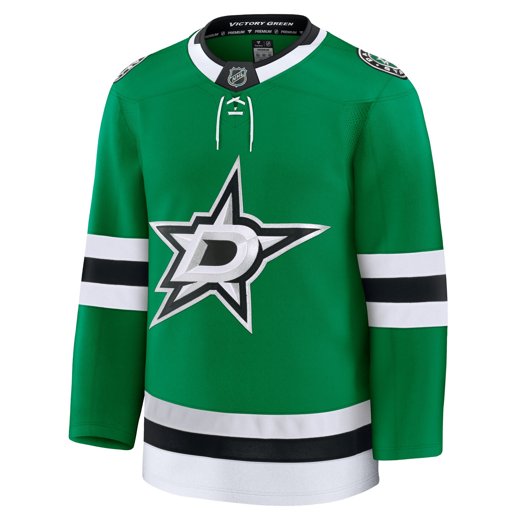 Alternative view of Men's Dallas Stars Kelly Green Home Premium Jersey - JS246 