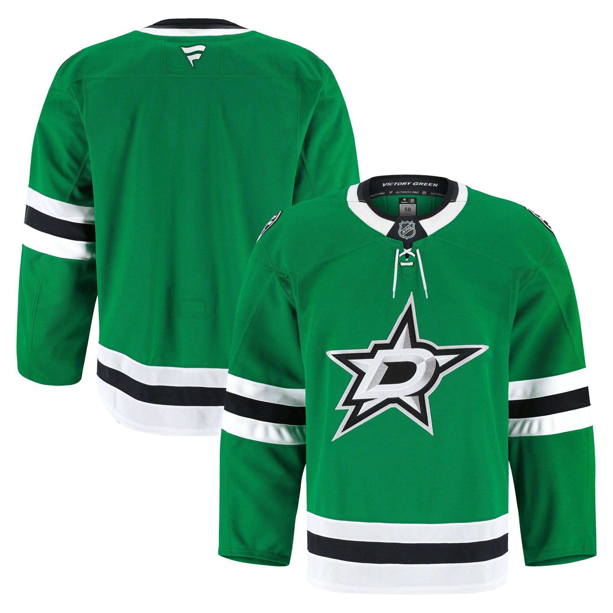 Men's Dallas Stars Kelly Green Home Pro Jersey - JS912 