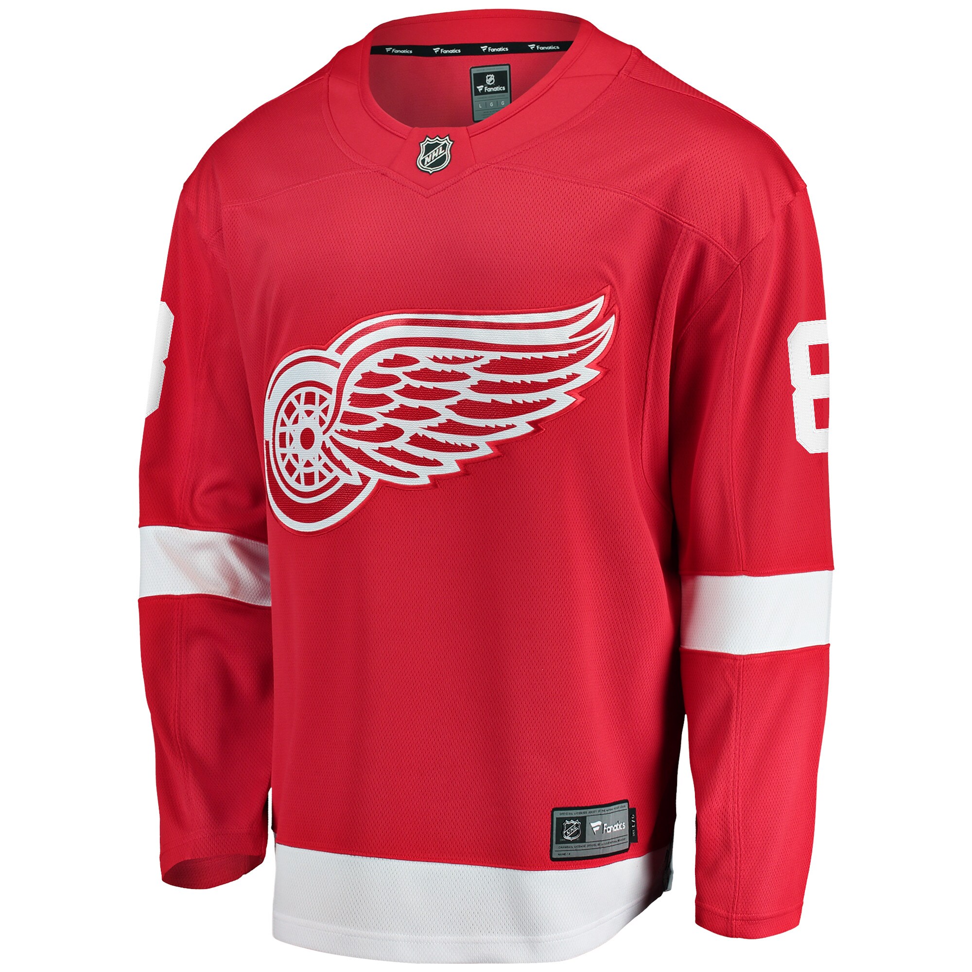 Alternative view of Men's Detroit Red Wings Ben Chiarot Red Home Breakaway Player Jersey - JS518 