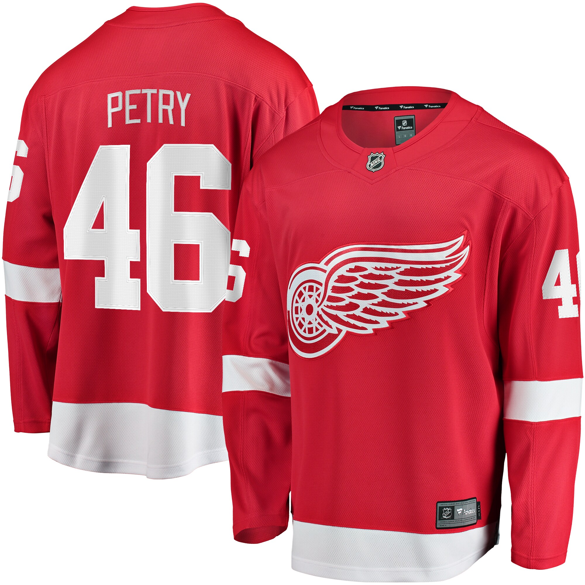 Men's Detroit Red Wings Jeff Petry Red Home Breakaway Jersey - JS959 