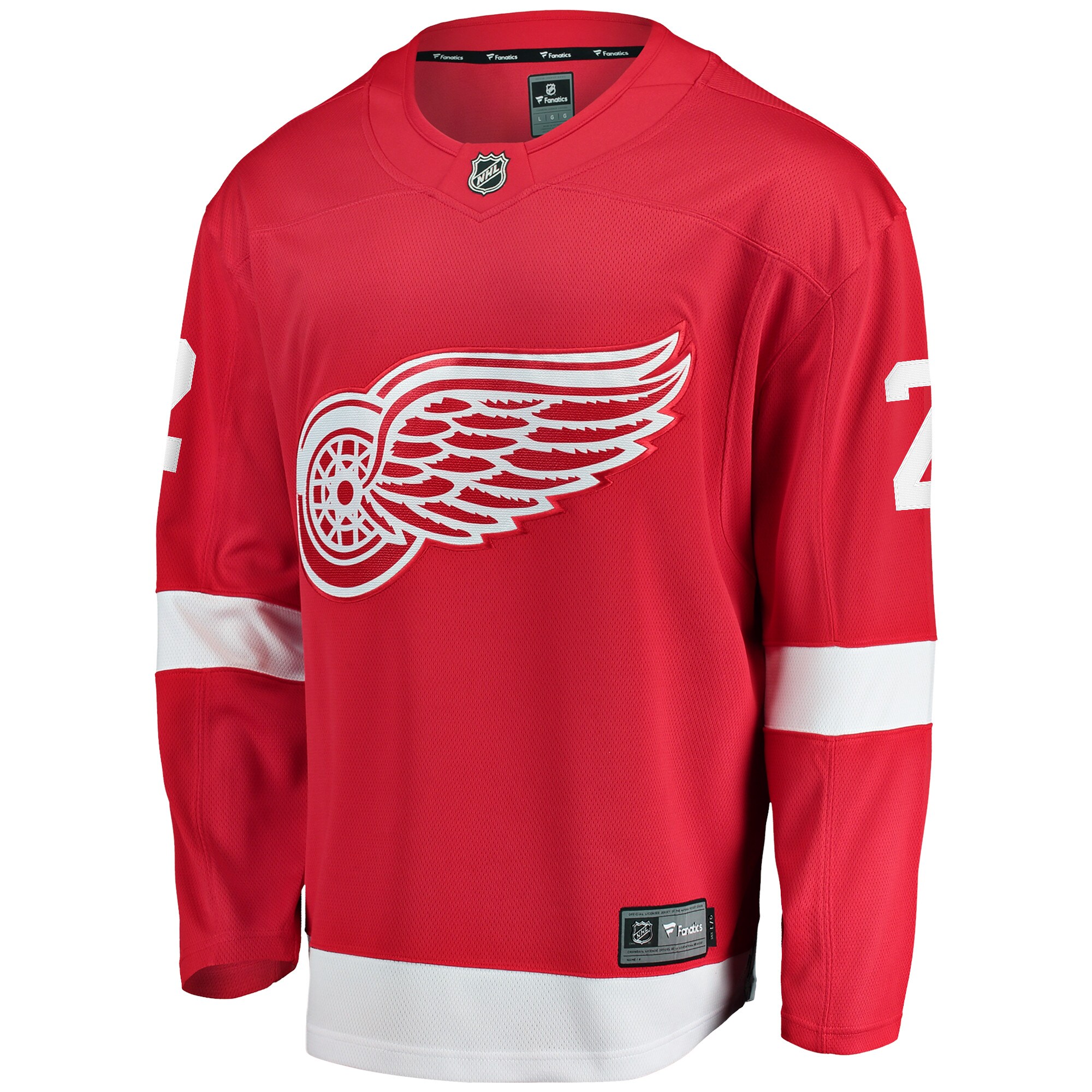 Alternative view of Men's Detroit Red Wings Olli Maatta Red Home Breakaway Player Jersey - JS356 