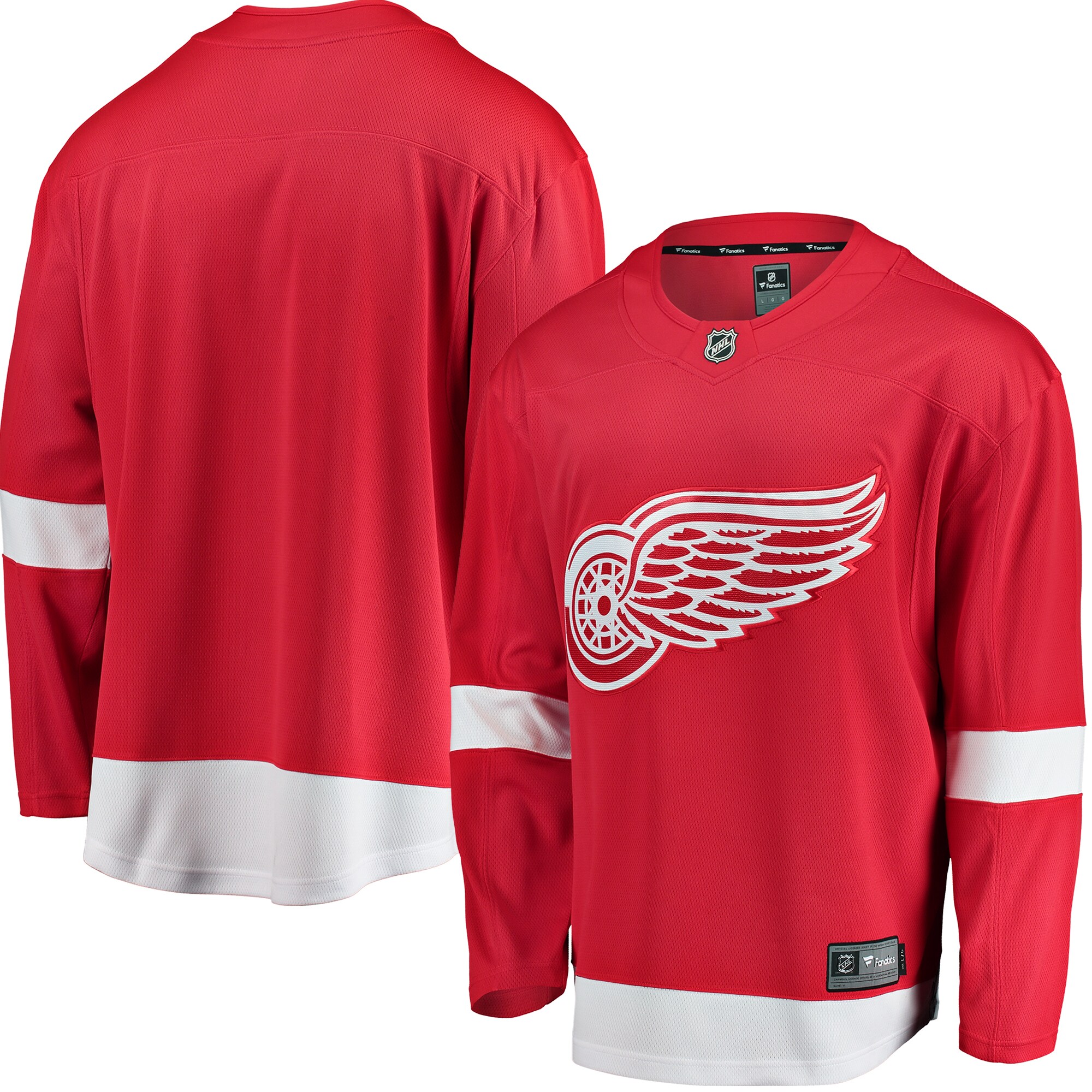 Men's Detroit Red Wings Red Breakaway Home Jersey - JS572 