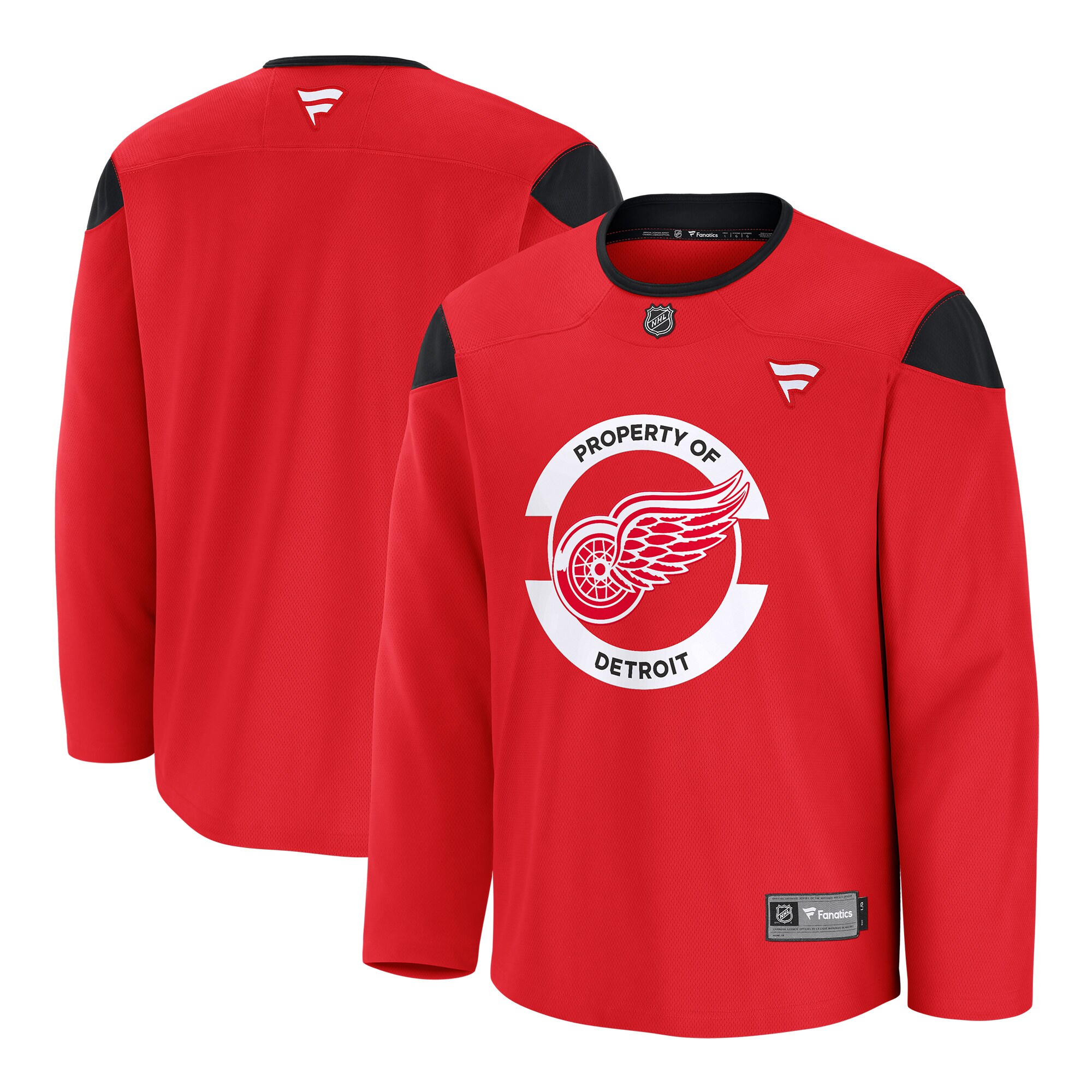 Men's Detroit Red Wings Red Home Practice Jersey - JS406 