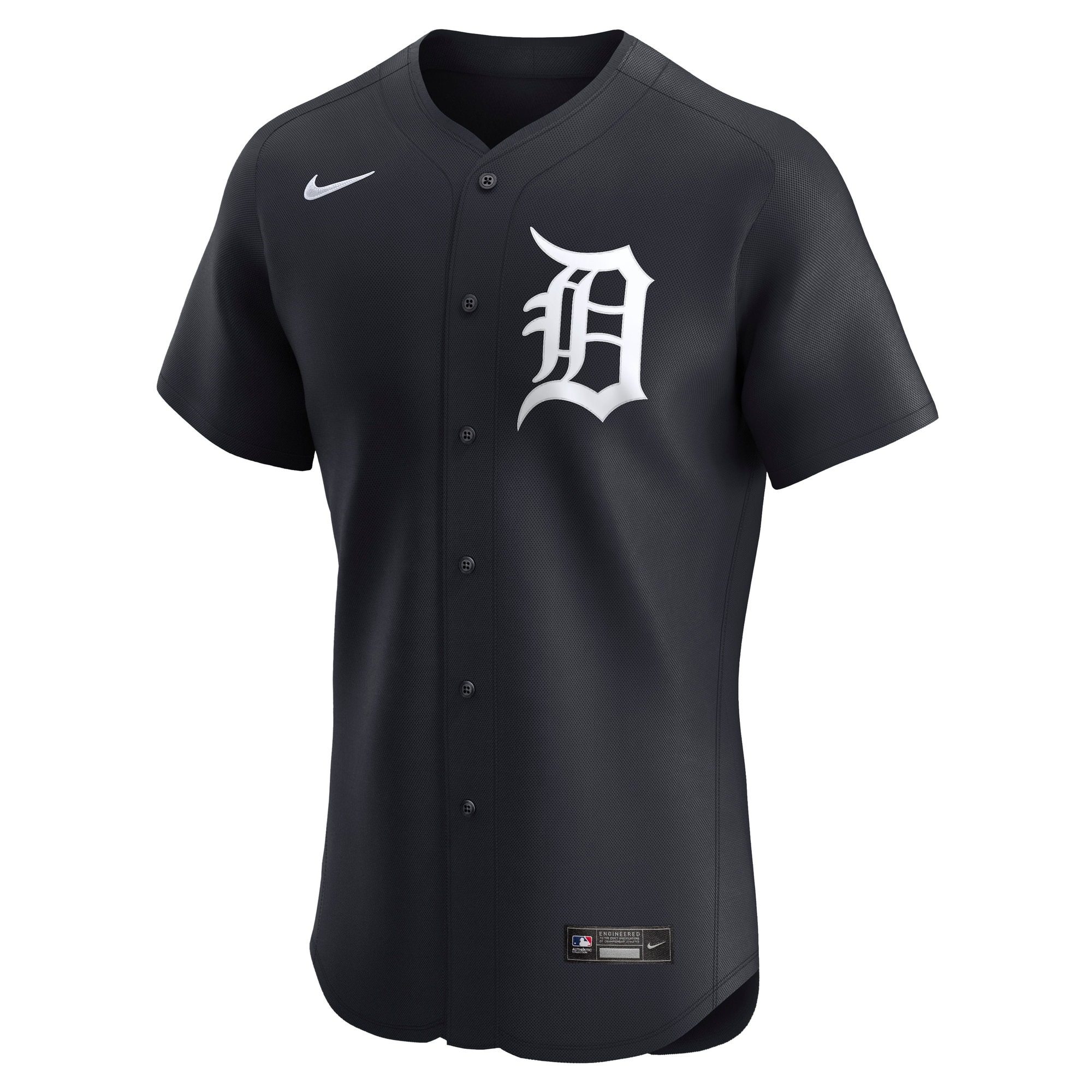 Alternative view of Men's Detroit Tigers Navy Alternate Elite Jersey