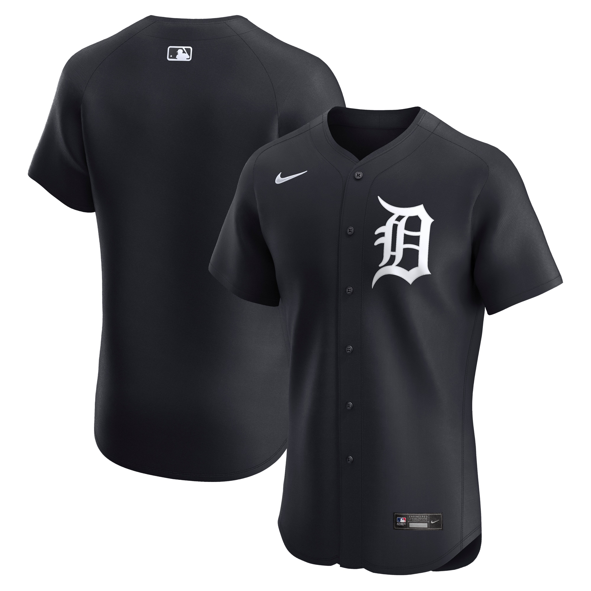Men's Detroit Tigers Navy Alternate Elite Jersey