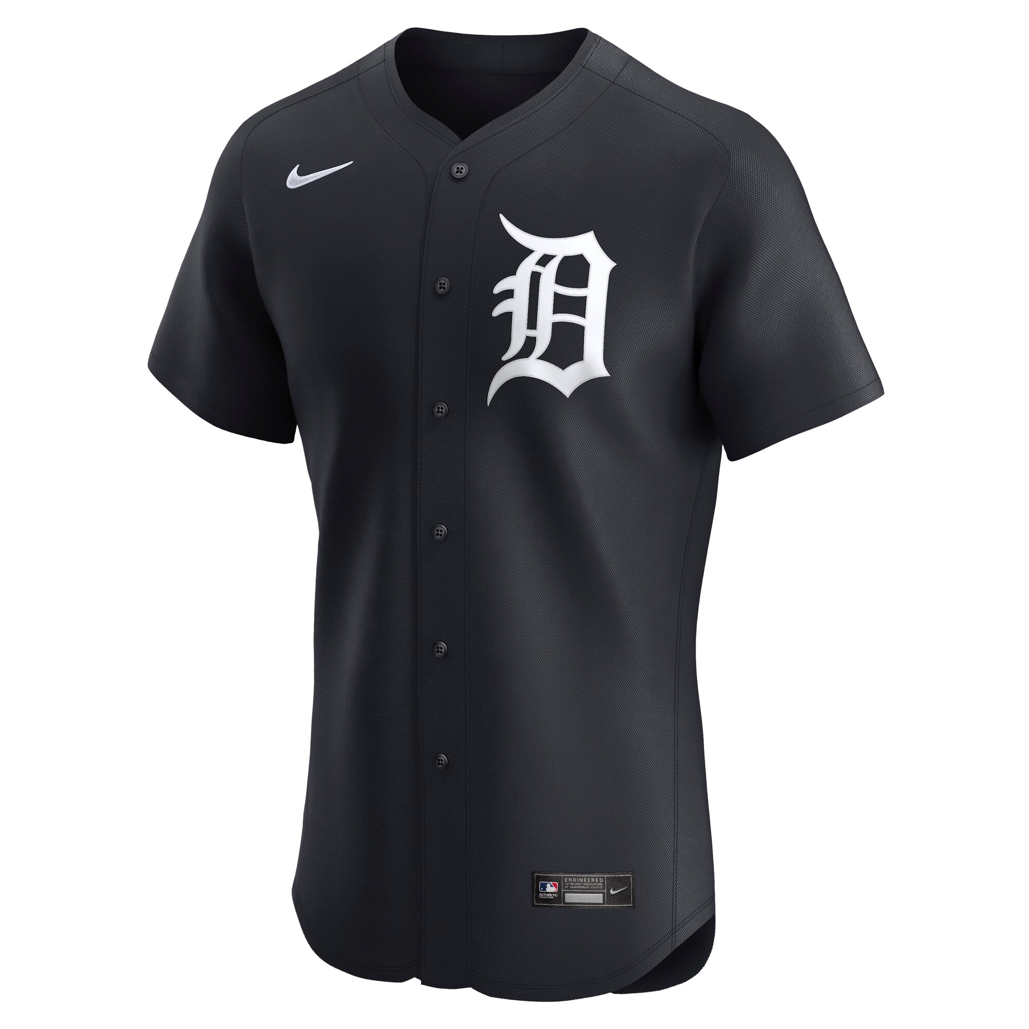 Alternative view of Men's Detroit Tigers Navy Alternate Elite Jersey