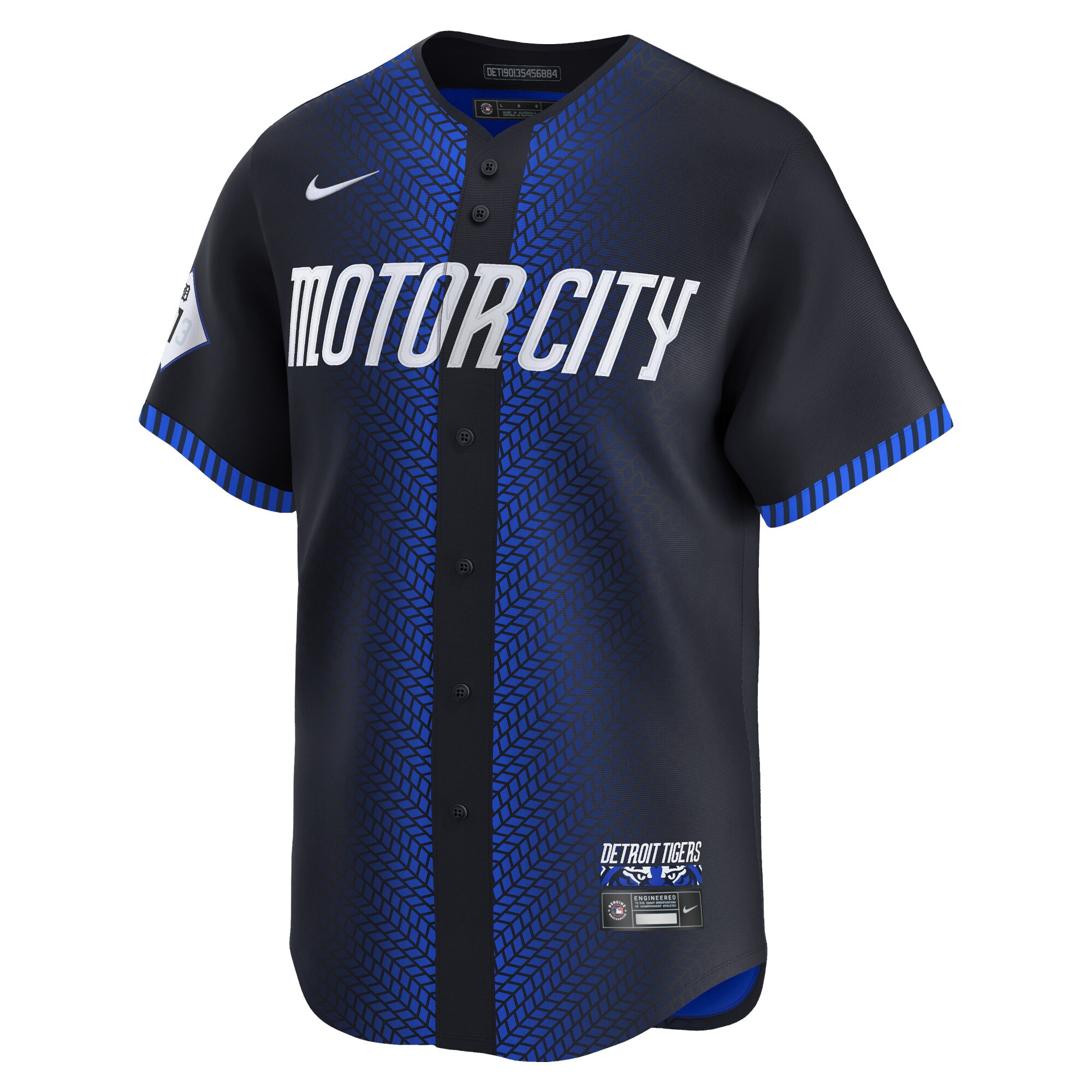 Alternative view of Men's Detroit Tigers Spencer Torkelson Navy 2024 City Connect Limited Jersey