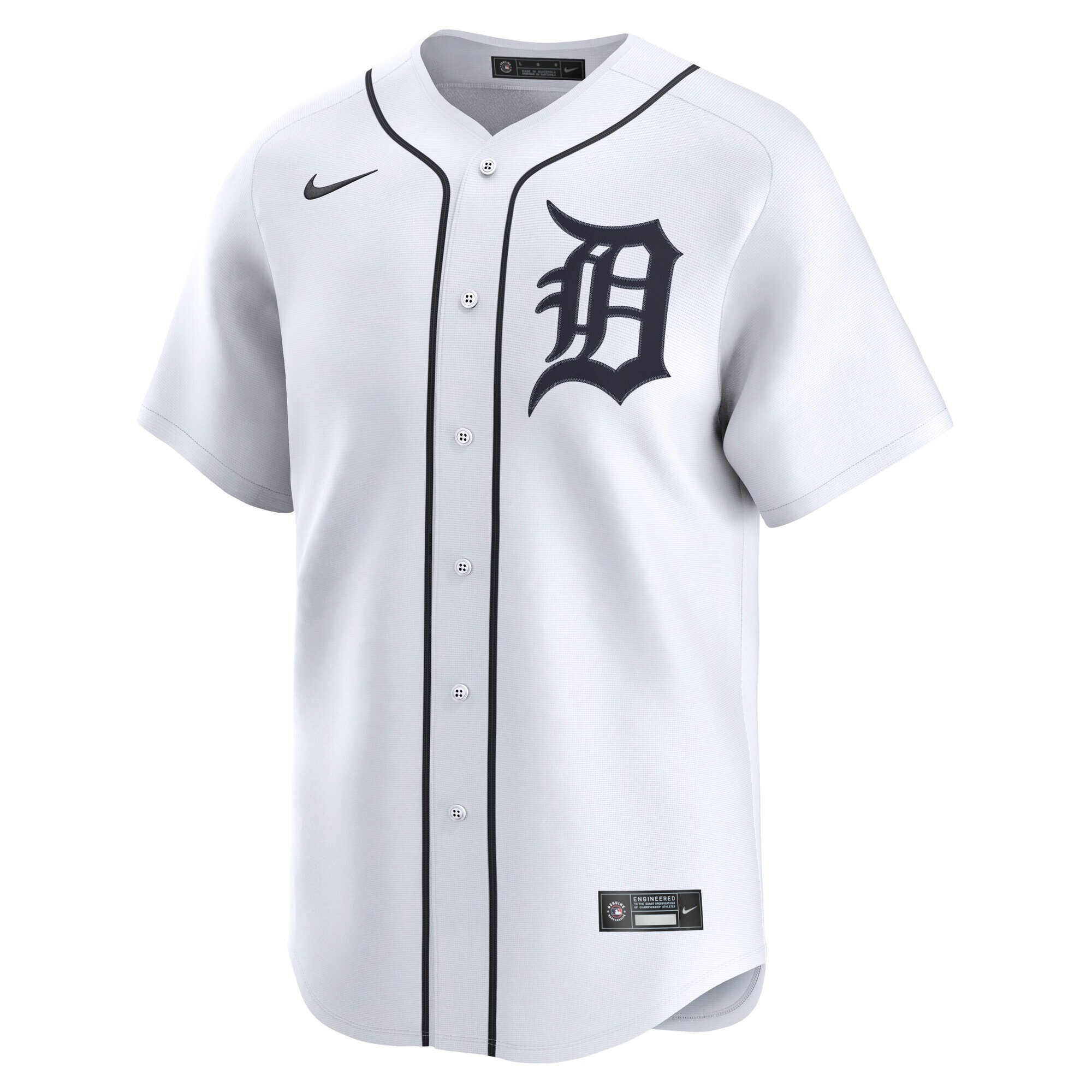 Alternative view of Men's Detroit Tigers Tarik Skubal White Home Limited Player Jersey