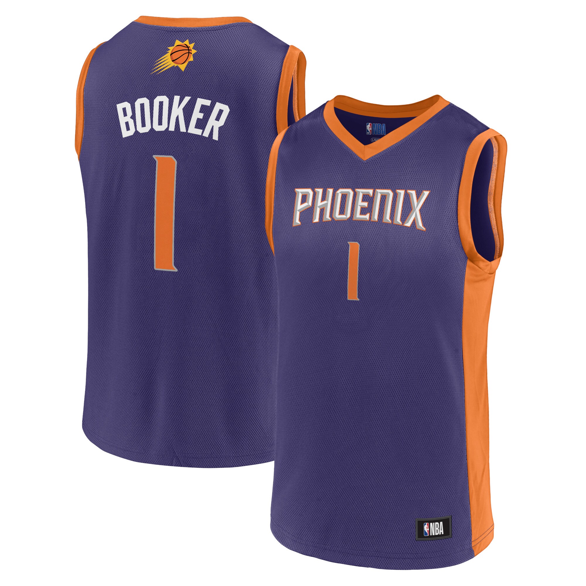 Men’s Devin Booker Purple Phoenix Suns Player Jersey