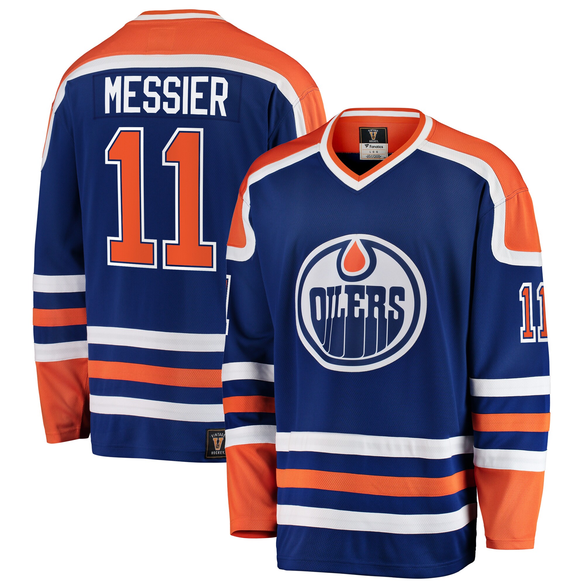 Men's Edmonton Oilers Mark Messier Blue Premier Breakaway Retired Player Jersey - JS618 