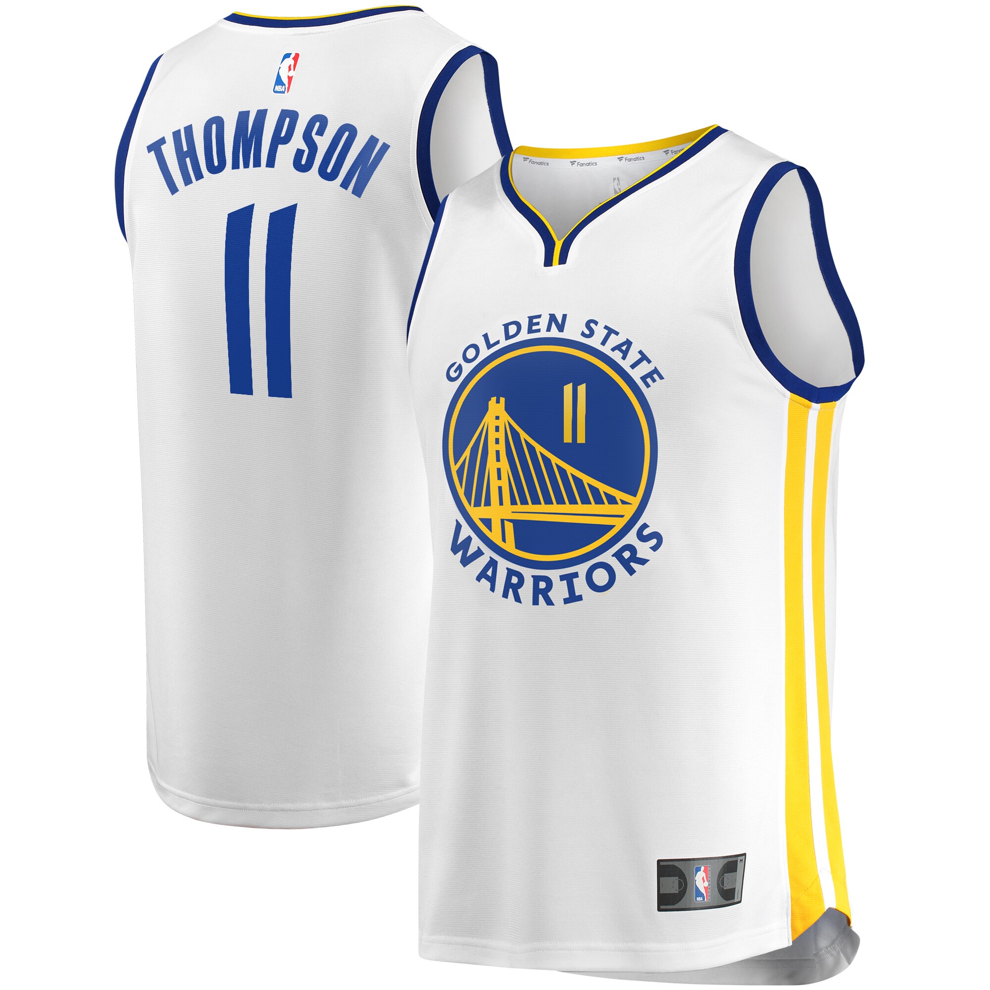 Men's Fanatics Klay Thompson Royal Golden State Warriors Fast Break Replica Player Jersey - Icon Edition