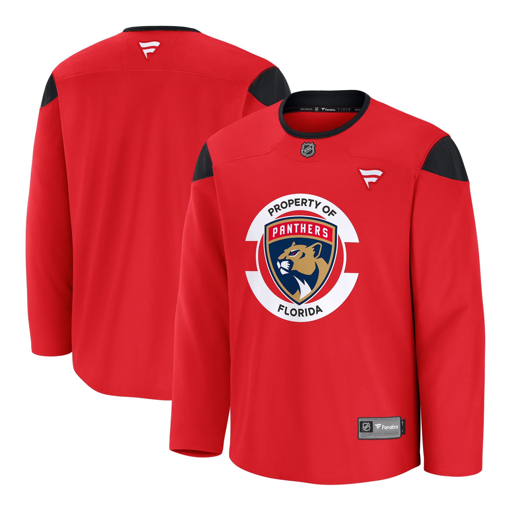 Men's Florida Panthers Red Home Practice Jersey - JS514 