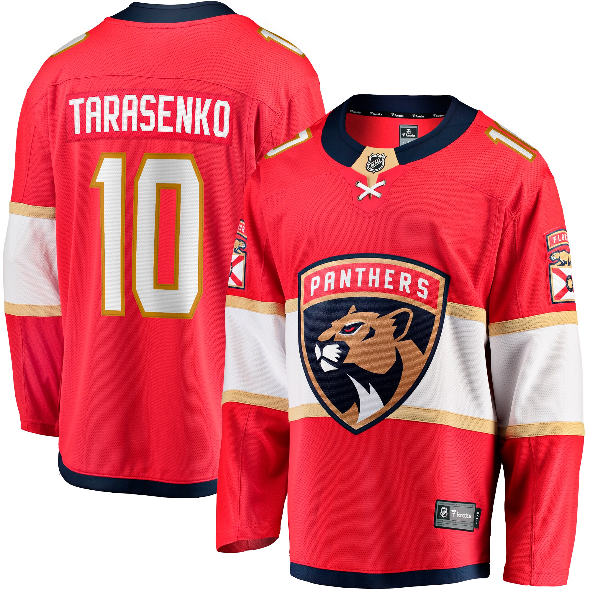 Men's Florida Panthers Vladimir Tarasenko Red Home Breakaway Jersey - JS192 