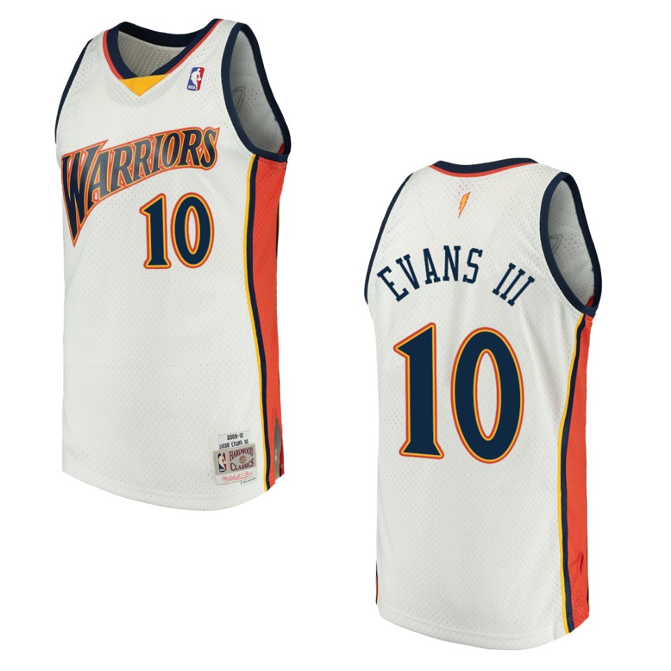 Men's Golden State Warriors #10 Tim Hardaway Hardwood Classics Swingman Jersey - White