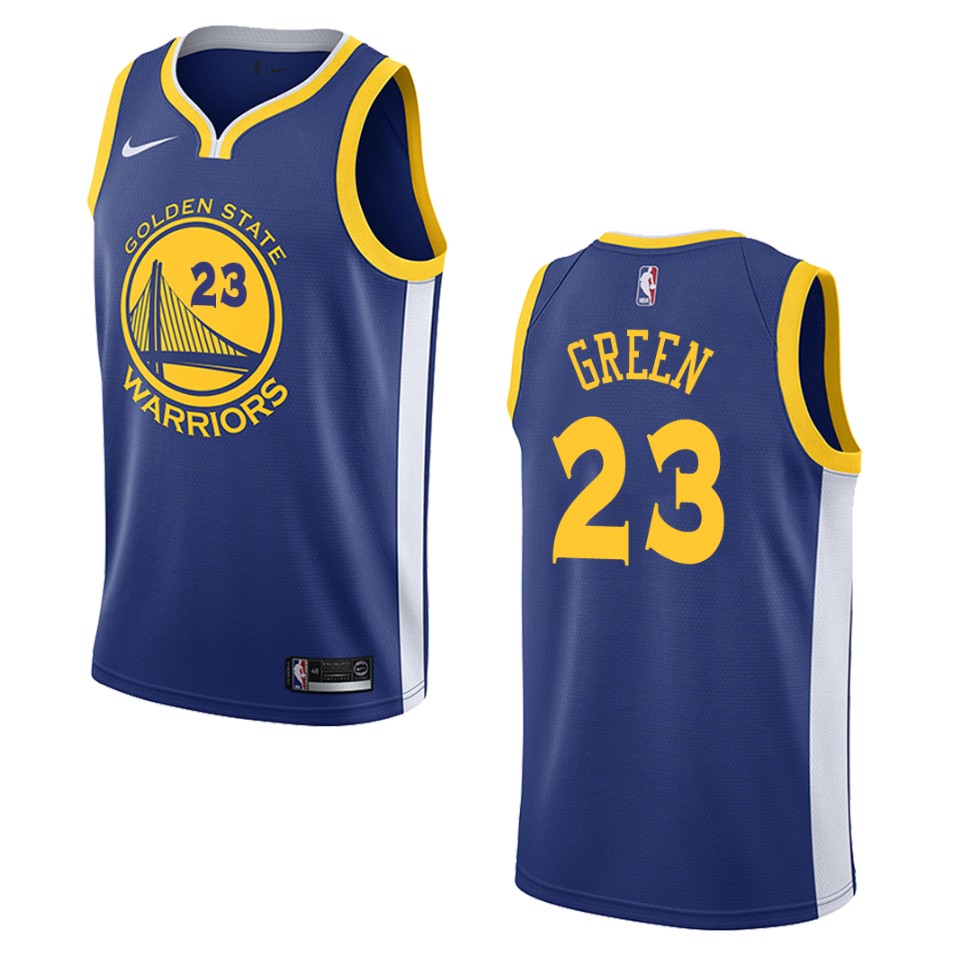 Men's Golden State Warriors #23 Draymond Green Icon Swingman Jersey - Blue