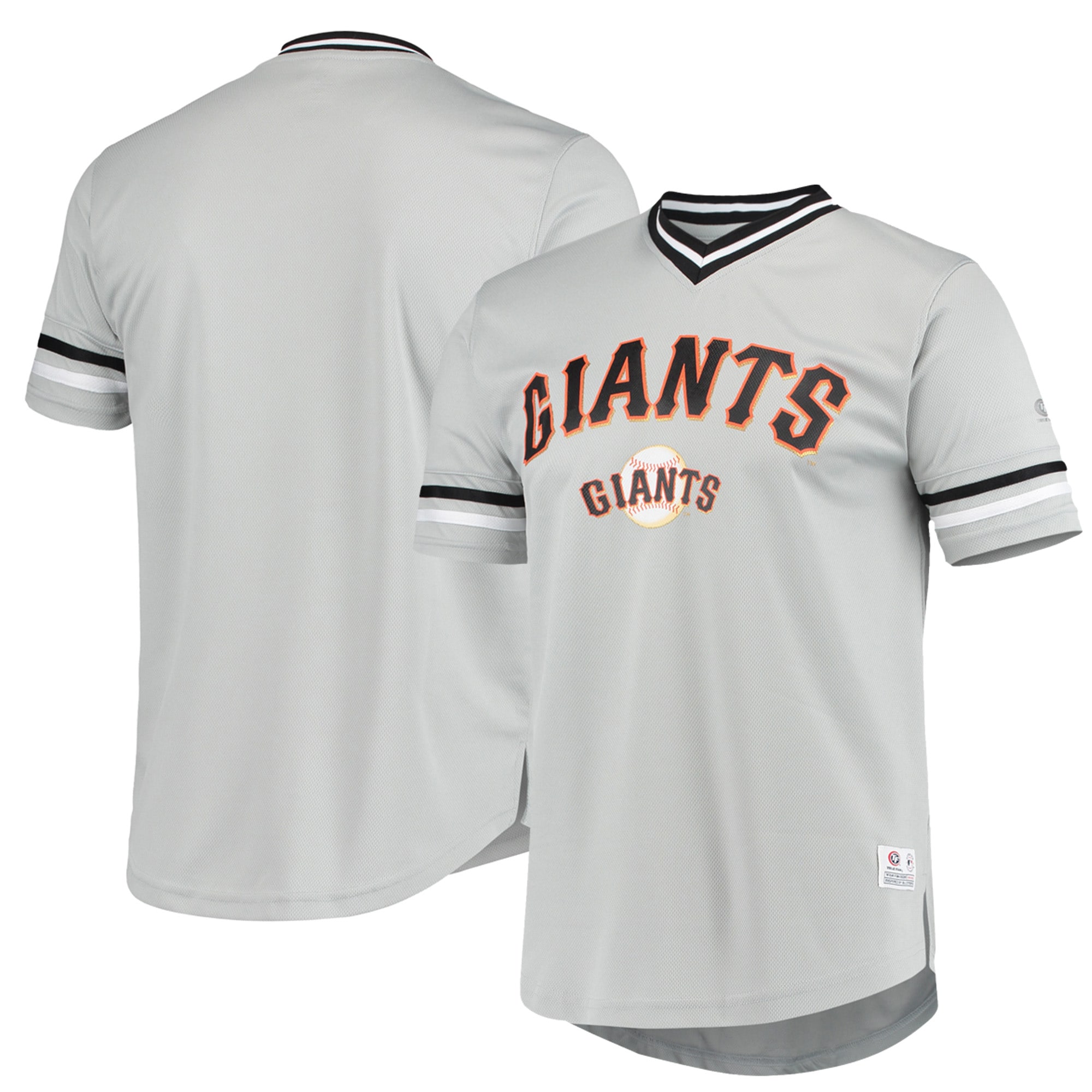 Men's Gray San Francisco Giants Replica V-neck Jersey