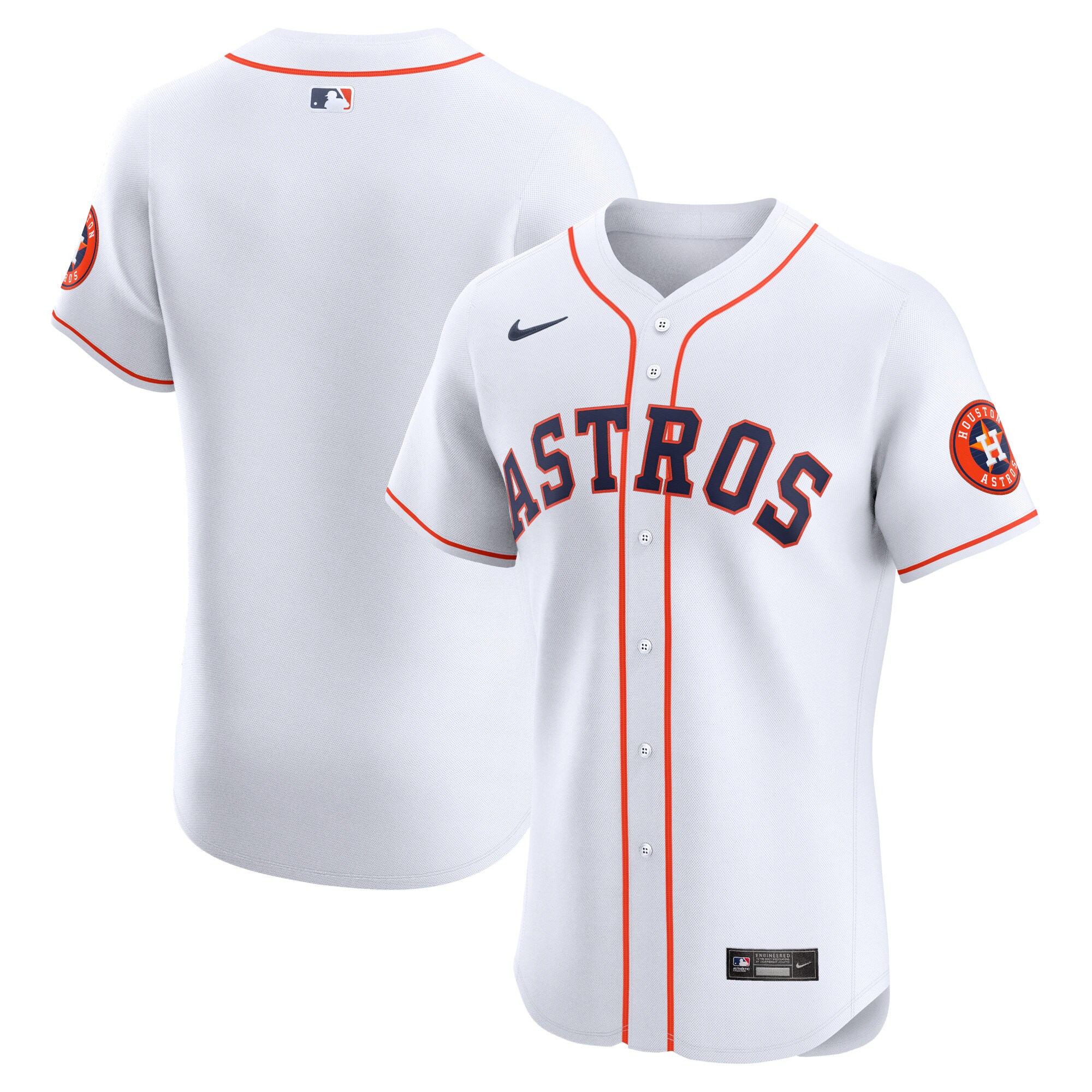 Men's Houston Astros White Home Elite Jersey 