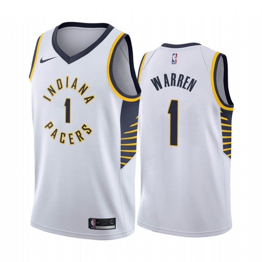 Men's Indiana Pacers T.j. Warren 1 Association Jersey - JS630 