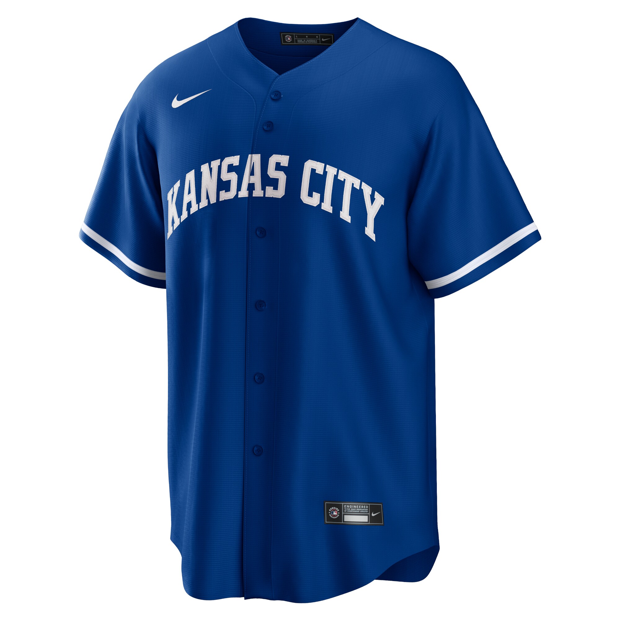 Alternative view of Men's Kansas City Royals Bo Jackson Royal Alternate Cooperstown Collection Player Jersey 