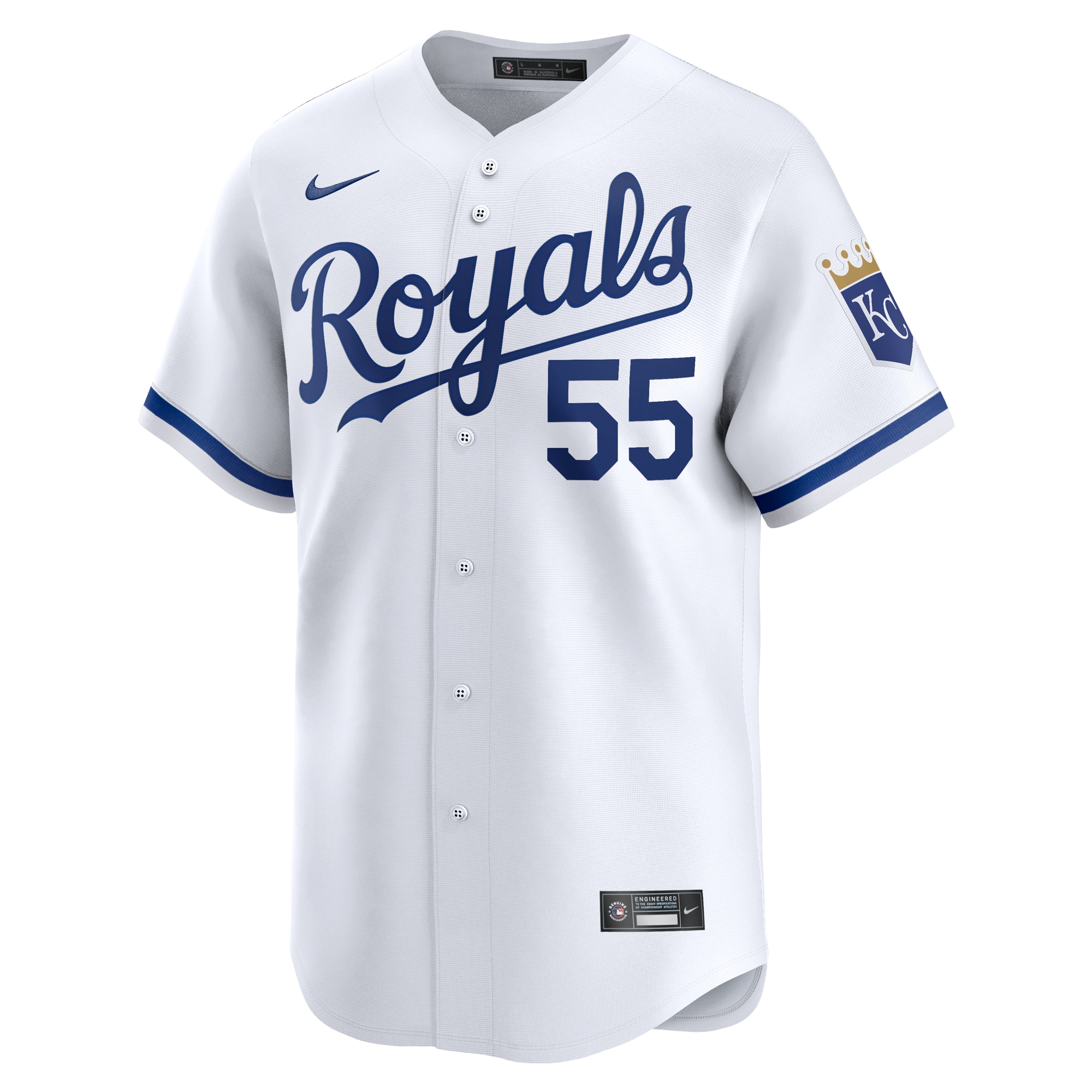 Alternative view of Men's Kansas City Royals Cole Ragans White Home Limited Player Jersey 