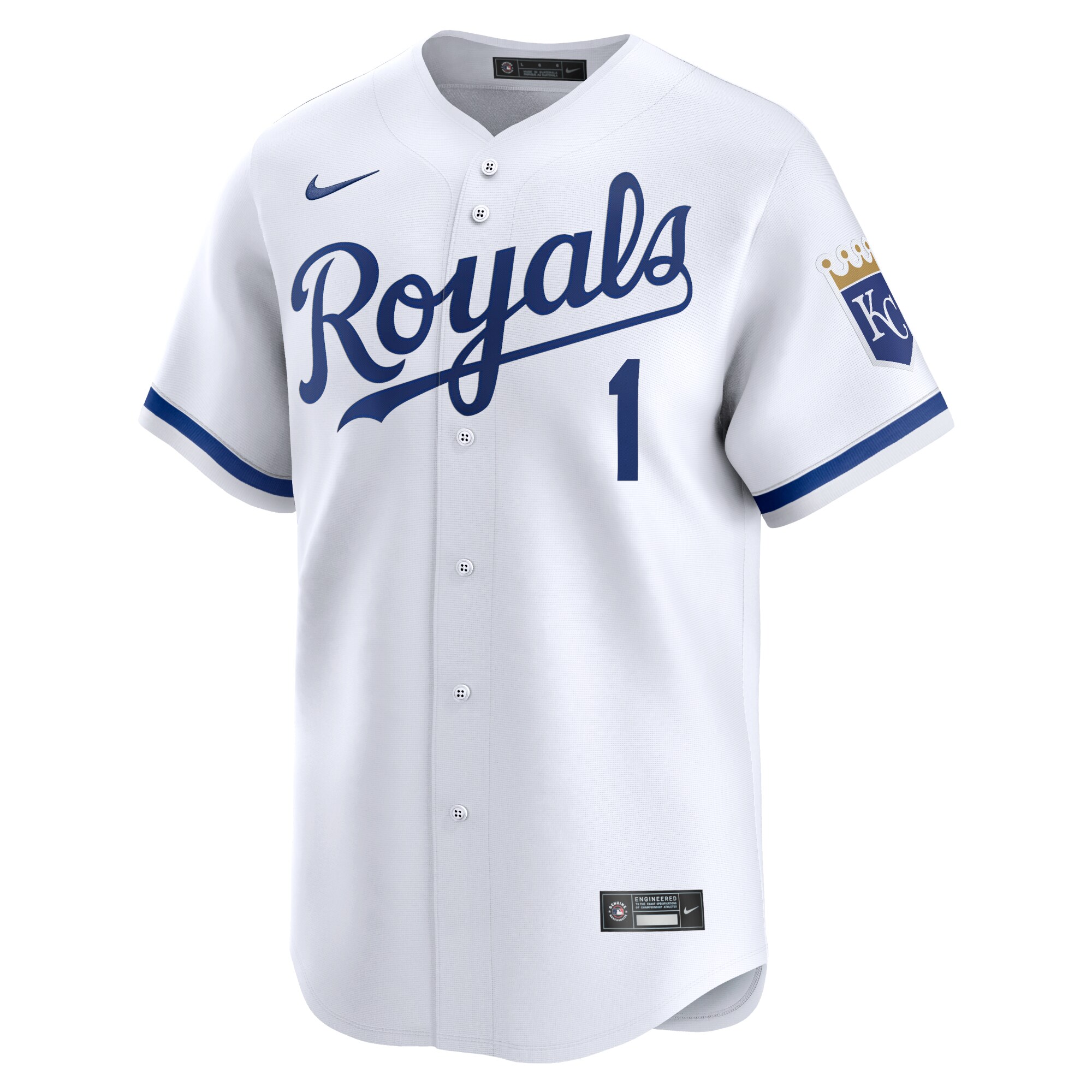 Alternative view of Men's Kansas City Royals MJ Melendez White Home Limited Player Jersey 