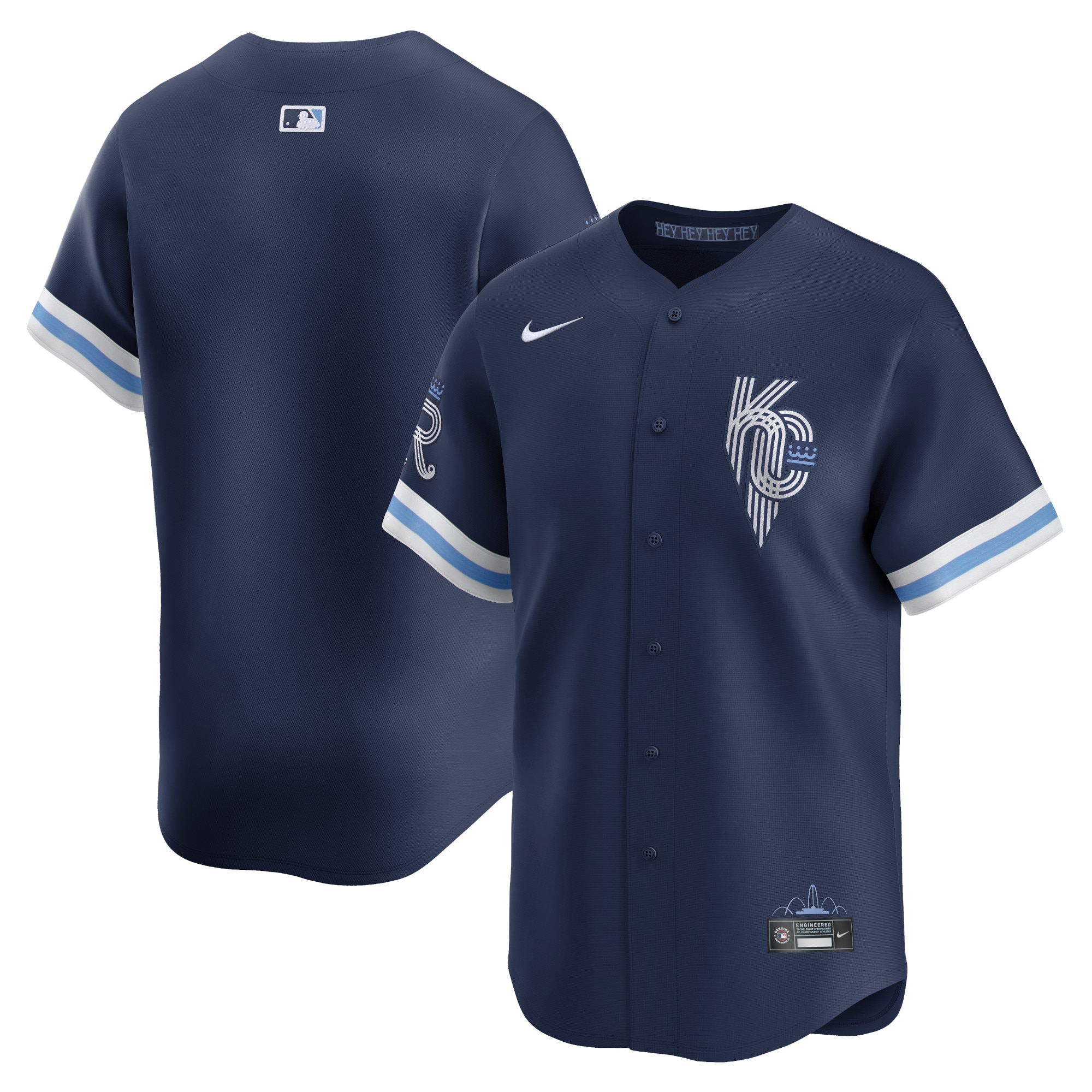 Men's Kansas City Royals Navy City Connect Limited Jersey 