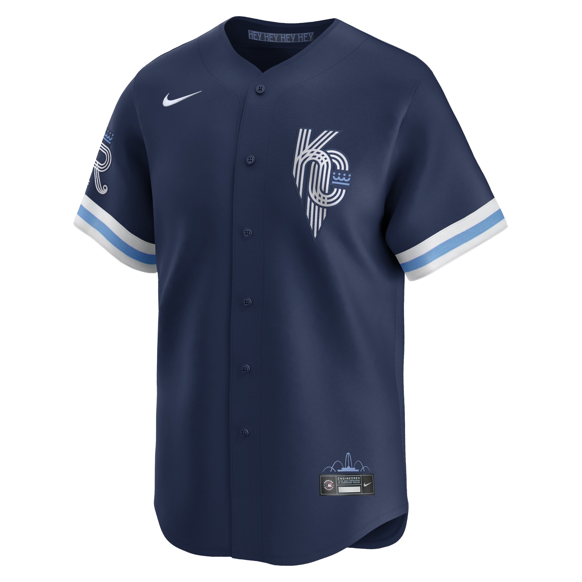 Alternative view of Men's Kansas City Royals Navy City Connect Limited Jersey 
