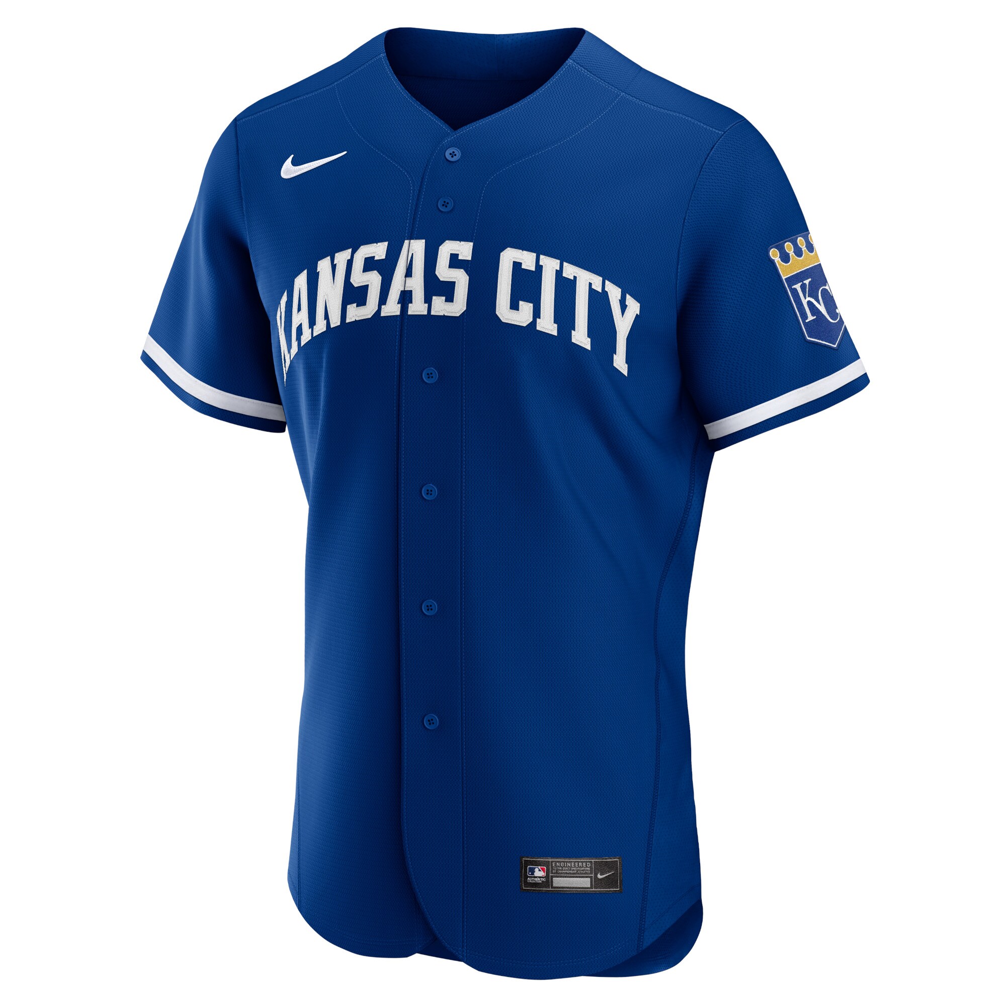 Alternative view of Men's Kansas City Royals Royal 2022 Alternate Jersey 