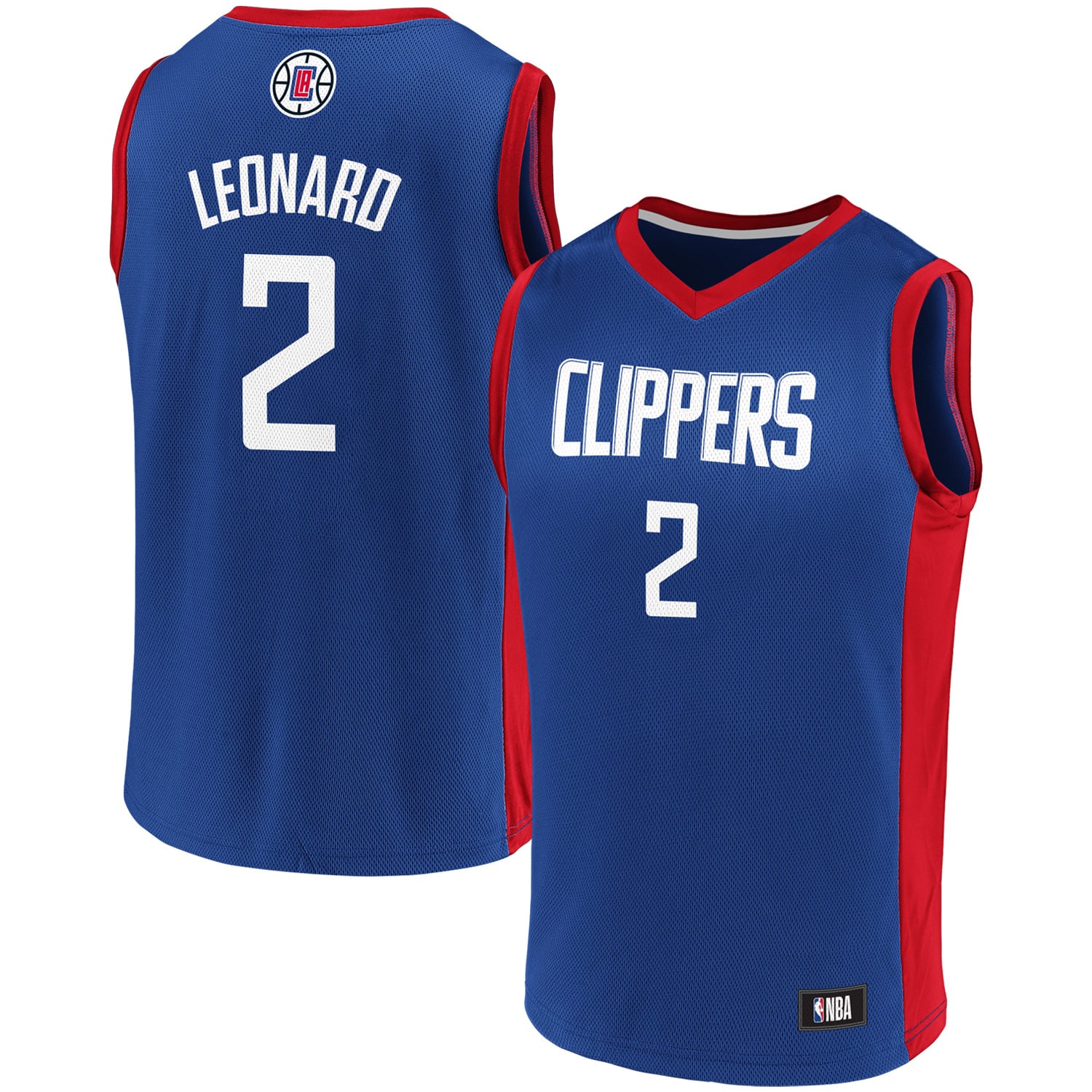 Men's Kawhi Leonard Royal/red La Clippers Replica Jersey
