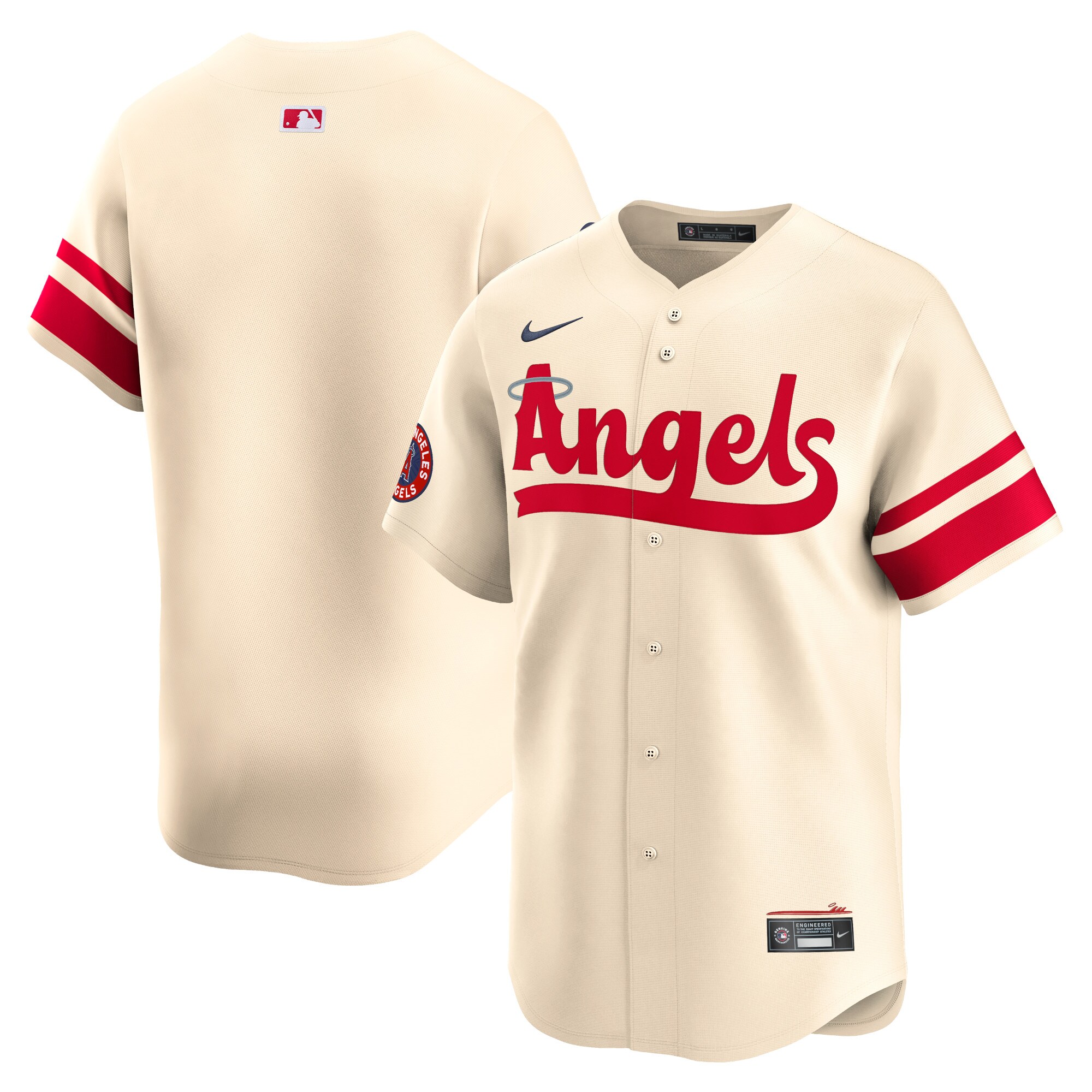 Men's Los Angeles Angels Cream City Connect Limited Jersey 