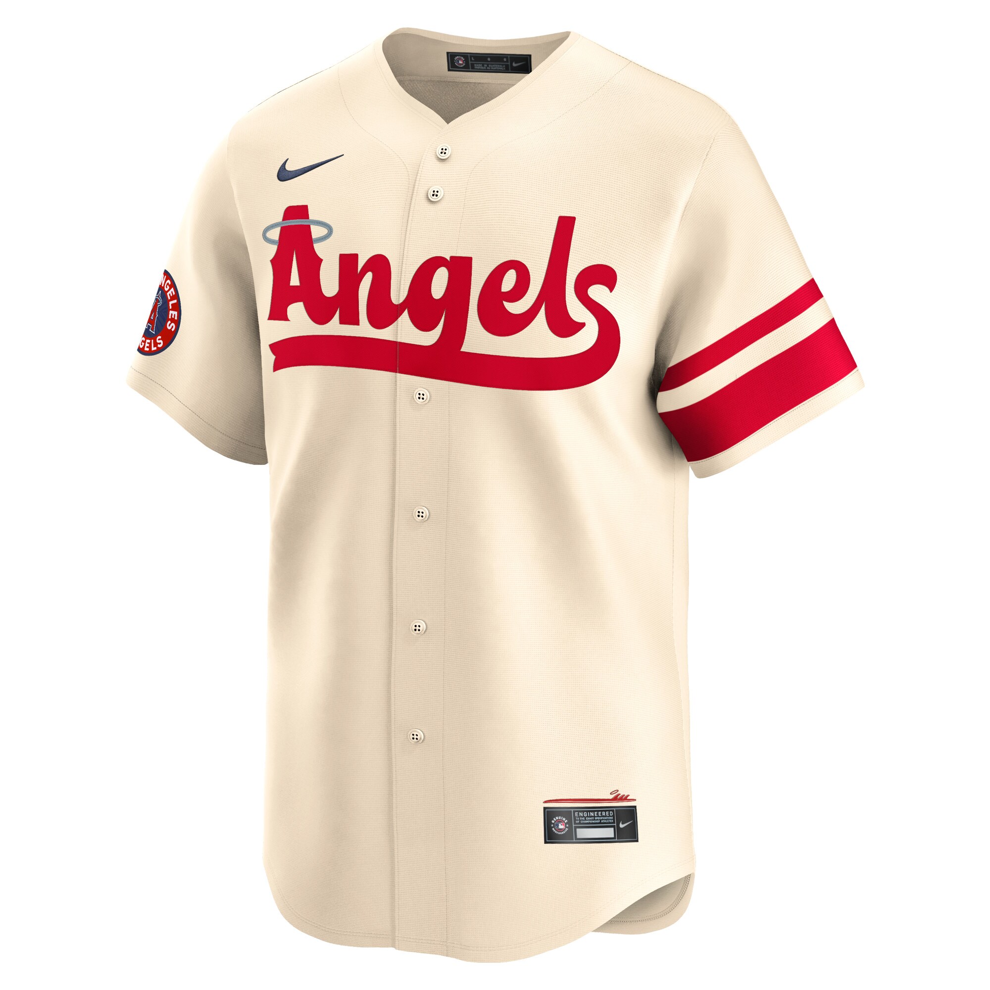 Alternative view of Men's Los Angeles Angels Cream City Connect Limited Jersey 
