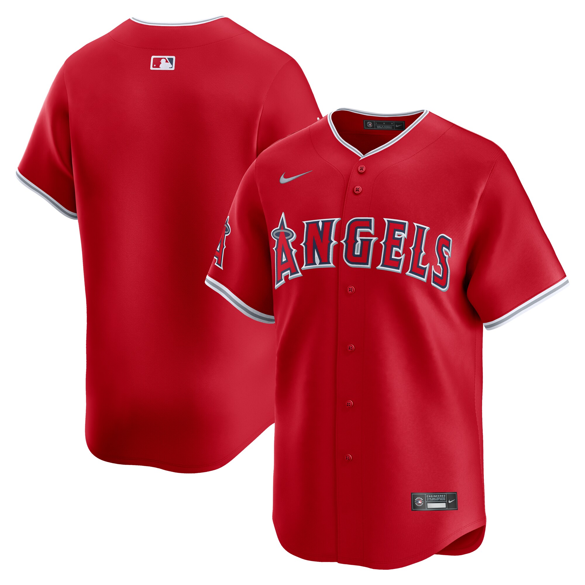 Men's Los Angeles Angels Red Alternate Limited Jersey 