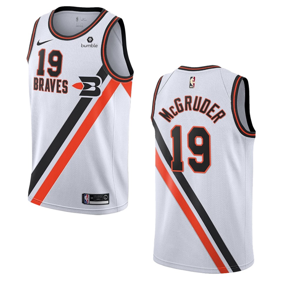 Men's Los Angeles Clippers #19 Rodney Mcgruder Hardwood Classics Swingman Jersey - White