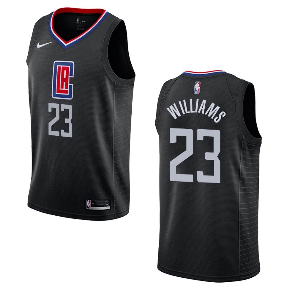 Men's Los Angeles Clippers #23 Lou Williams Statement Swingman Jersey - Black