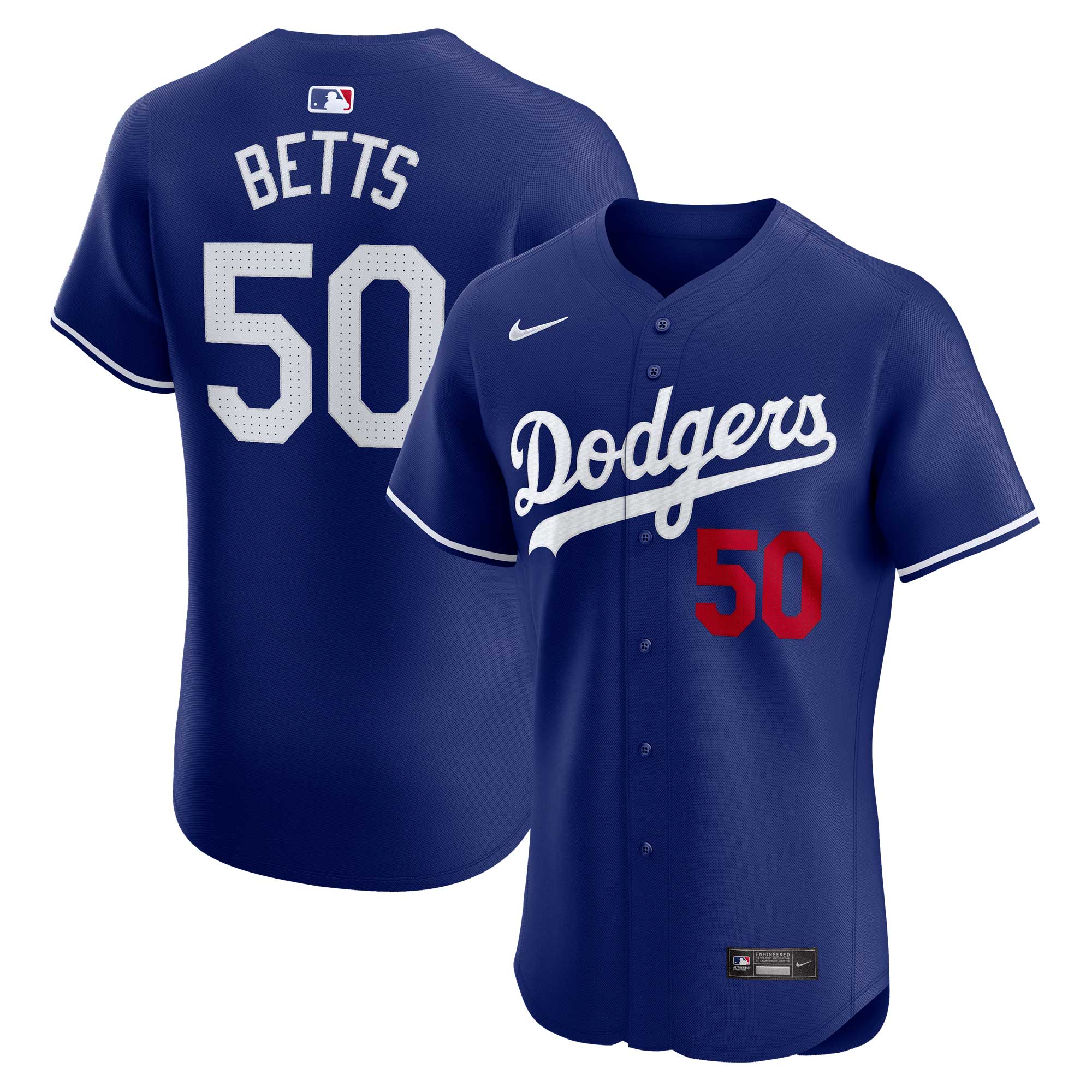 Men's Los Angeles Dodgers Mookie Betts Royal Alternate Elite Player Jersey 