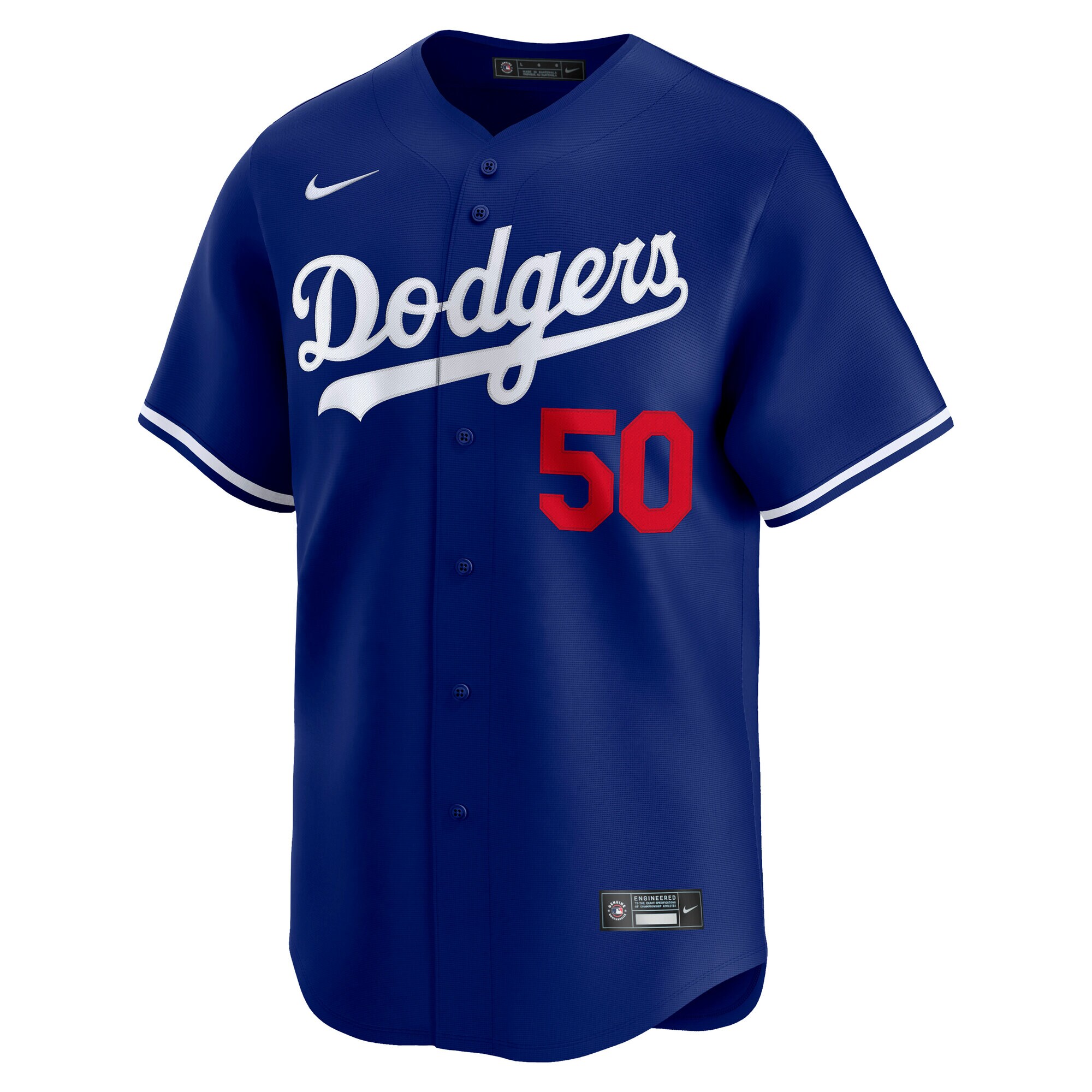 Alternative view of Men's Los Angeles Dodgers Mookie Betts Royal Alternate Limited Player Jersey 