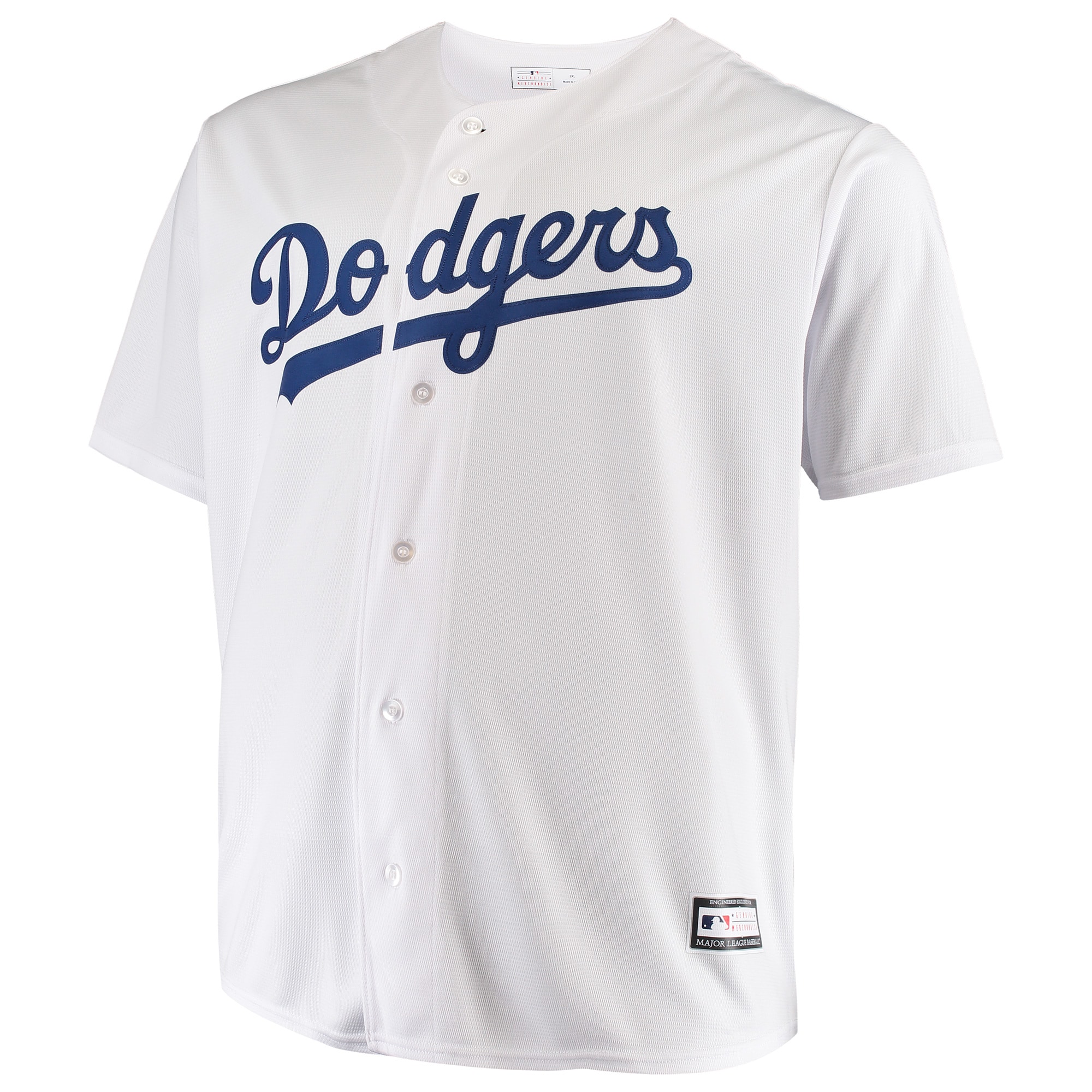 Alternative view of Men's Los Angeles Dodgers Mookie Betts White Big & Tall Player Jersey 