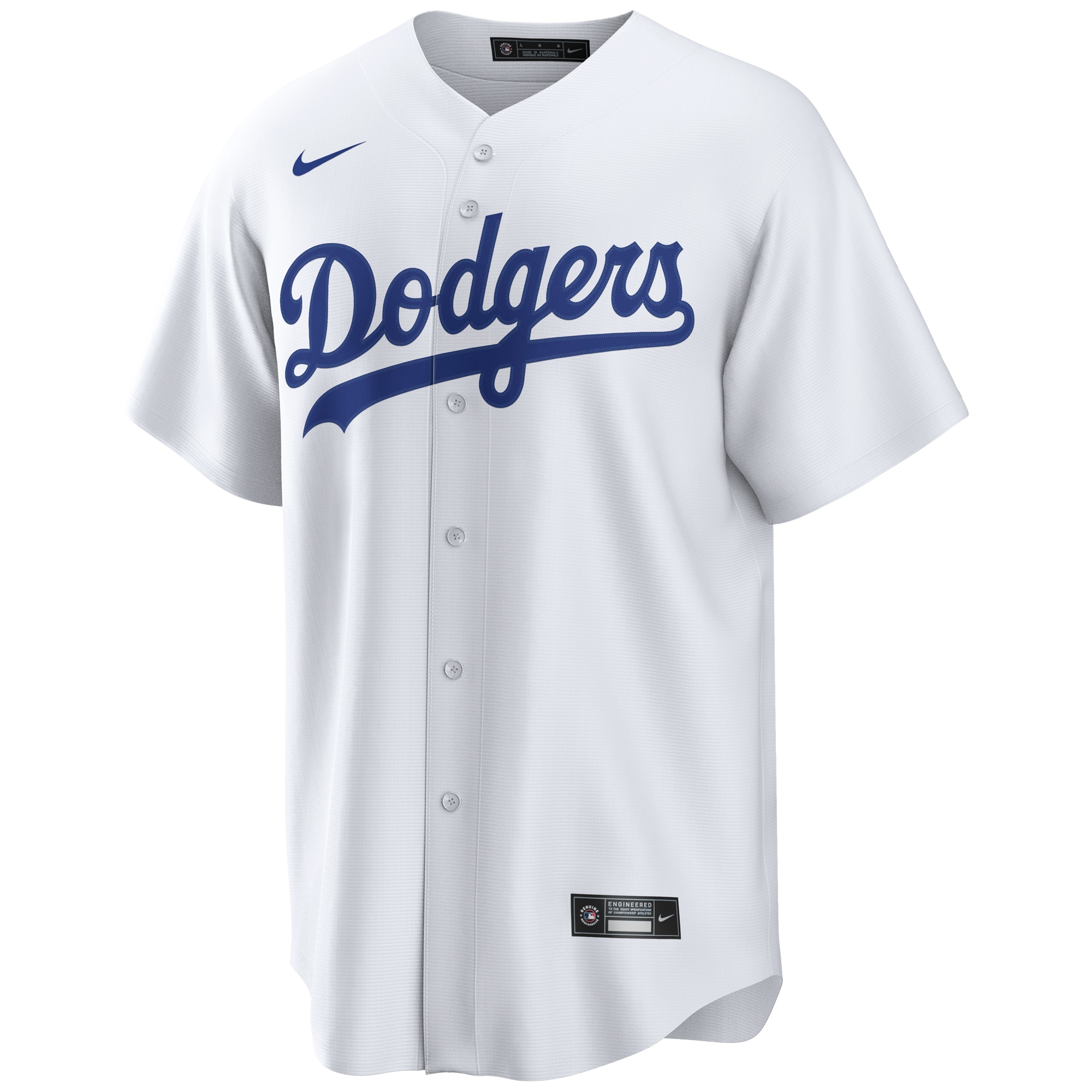 Alternative view of Men's Los Angeles Dodgers Shohei Ohtani White Home Player Jersey 