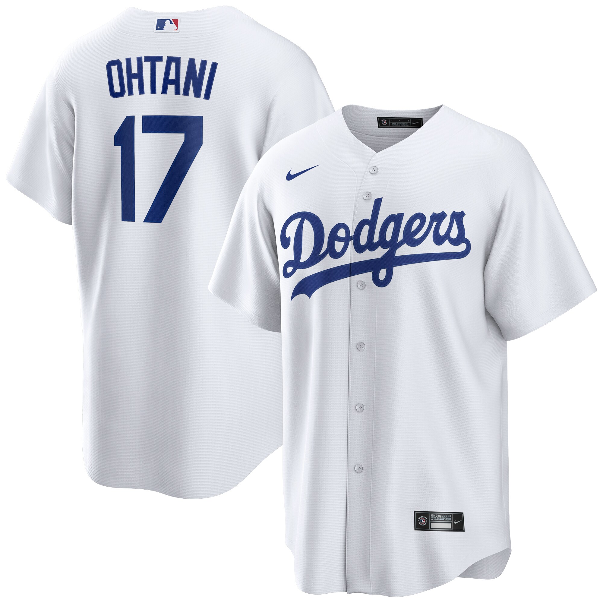 Men's Los Angeles Dodgers Shohei Ohtani White Home Player Jersey 