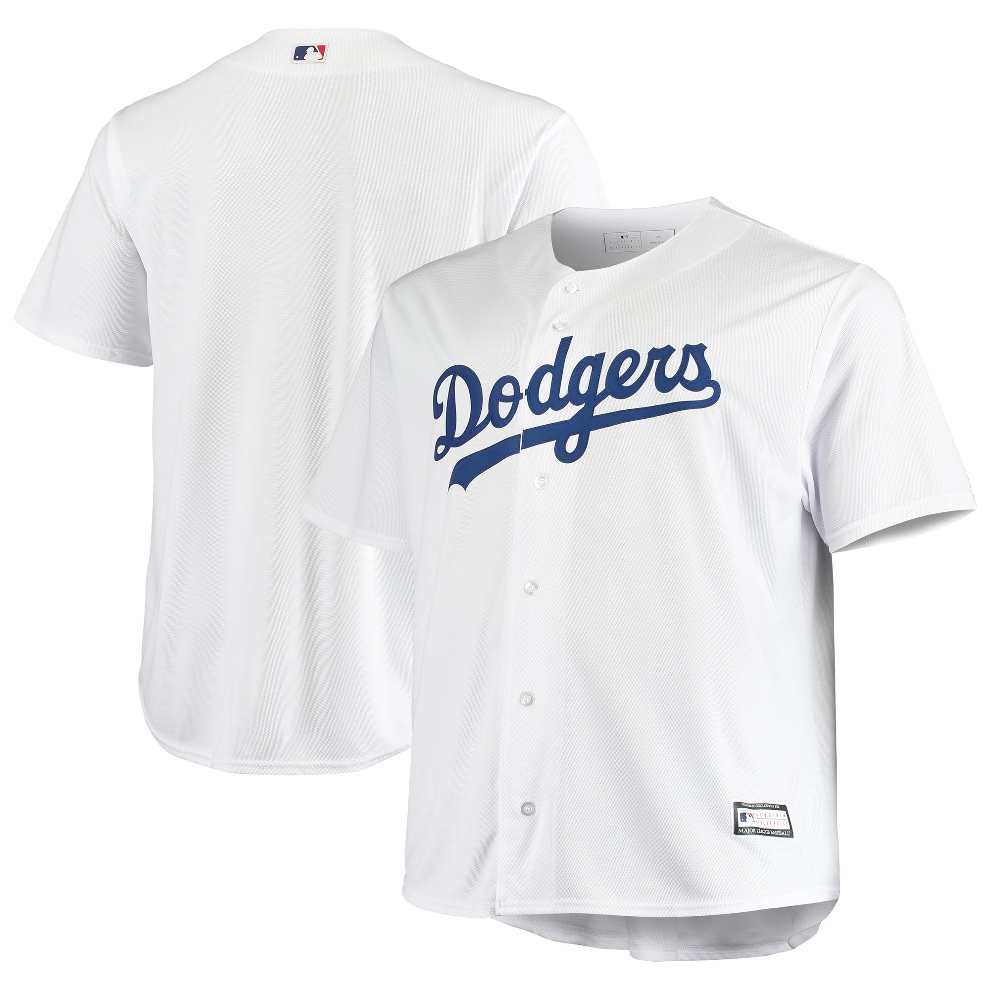 Men's Los Angeles Dodgers White Big & Tall Team Jersey 