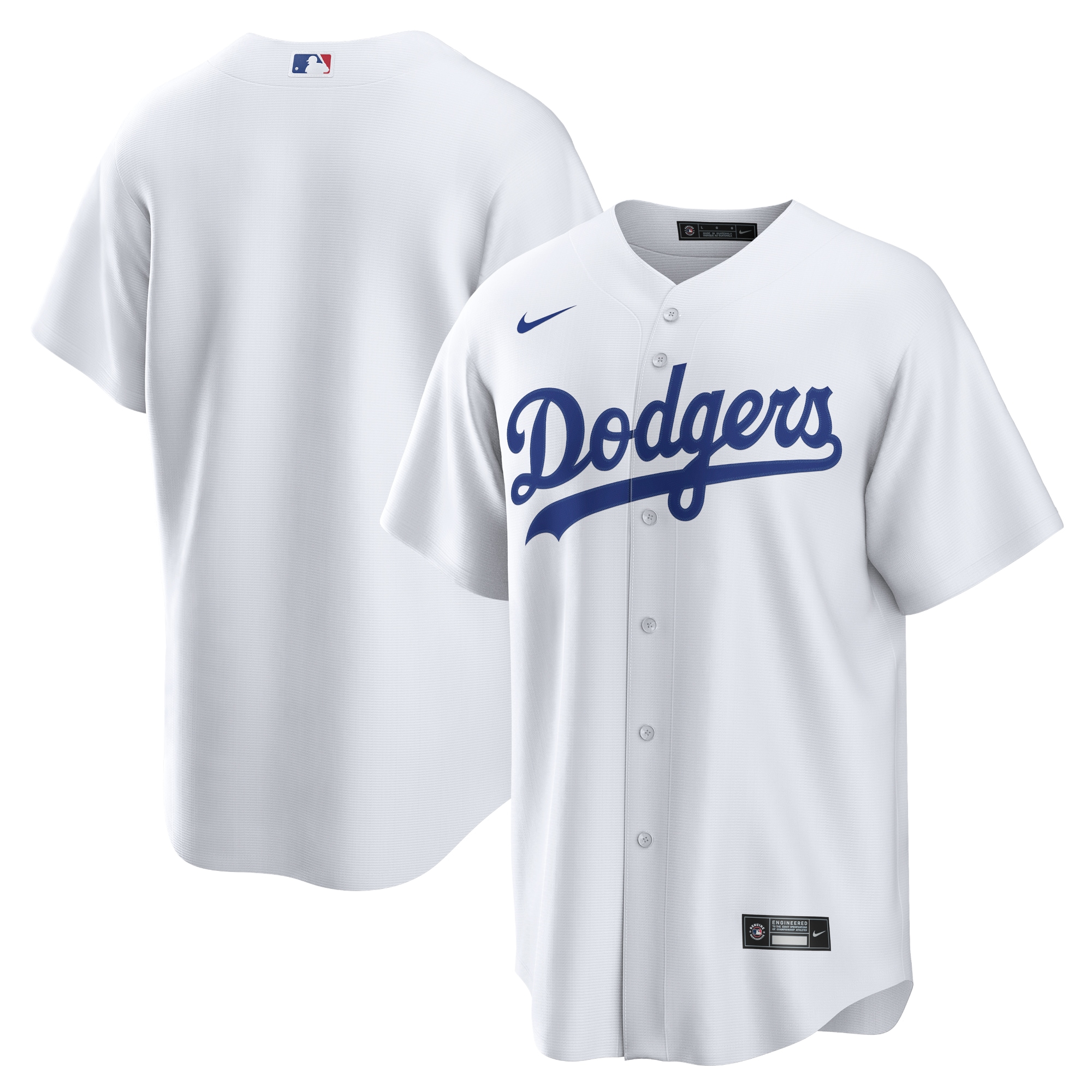 Men's Los Angeles Dodgers White Home Team Jersey 