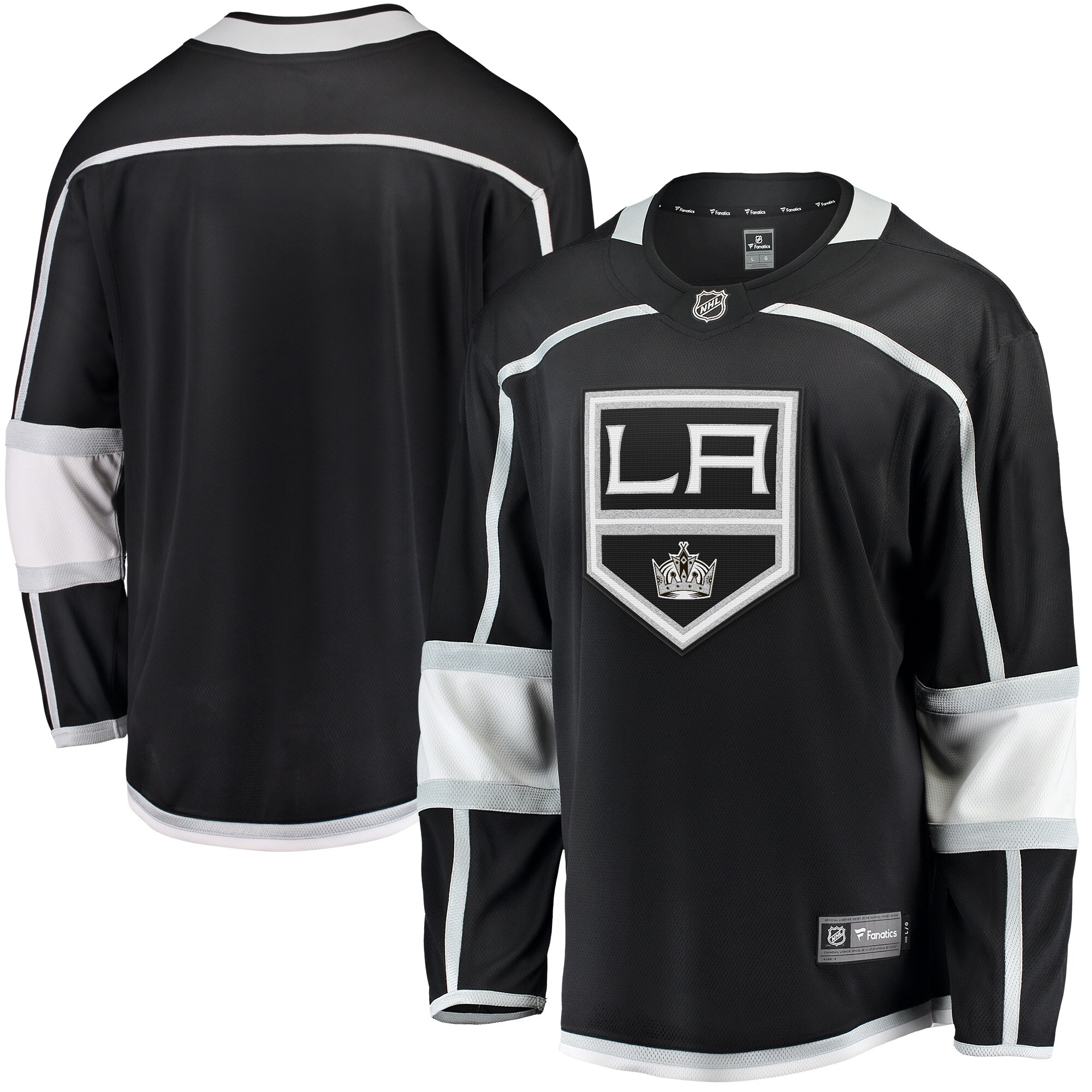 Men's Los Angeles Kings Black Home Breakaway Jersey - JS696 